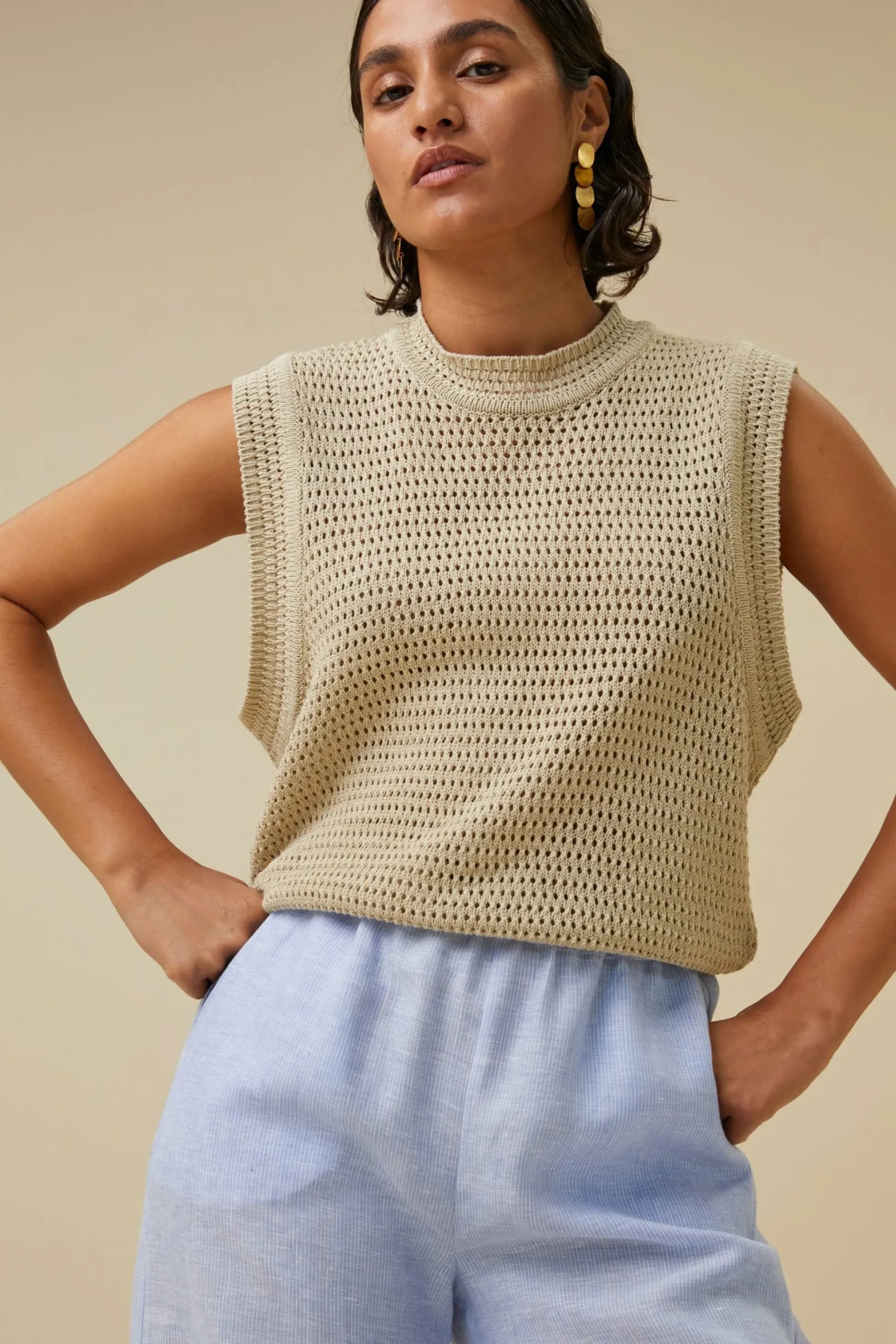 By bar Truien<Angy Sleeveless Pullover