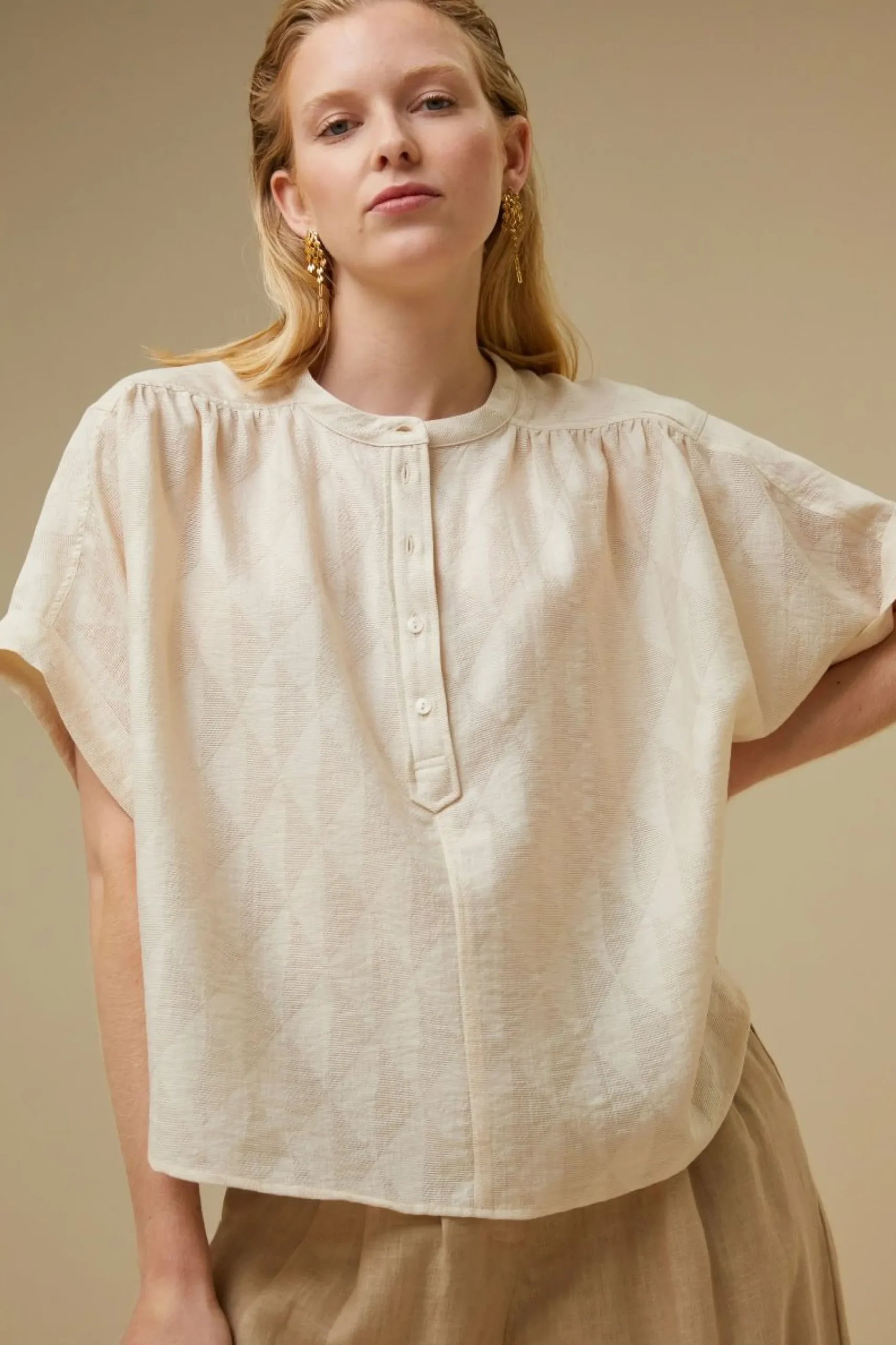 By bar Blouses<Axel Geo Blouse