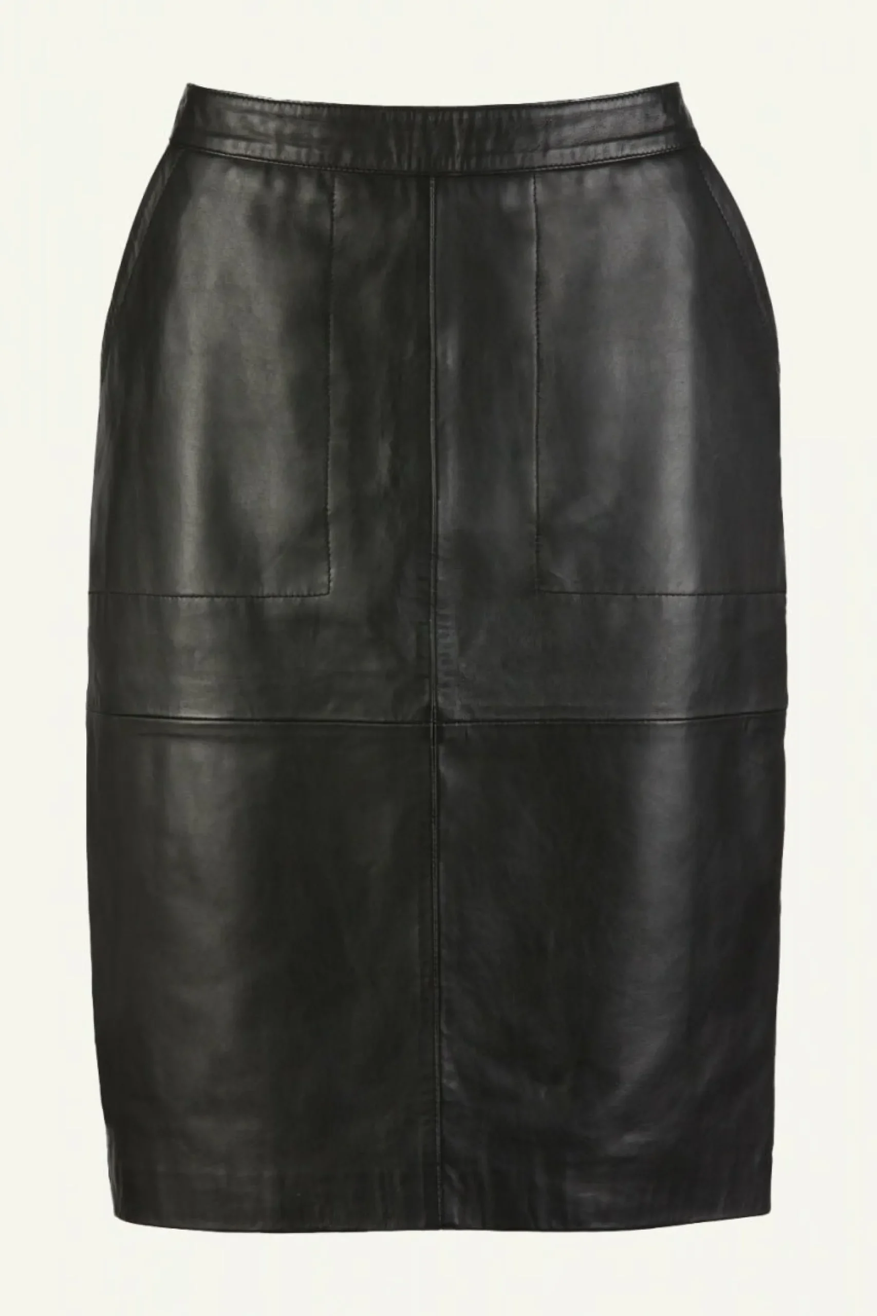 By bar Rokken<Basic Leather Skirt