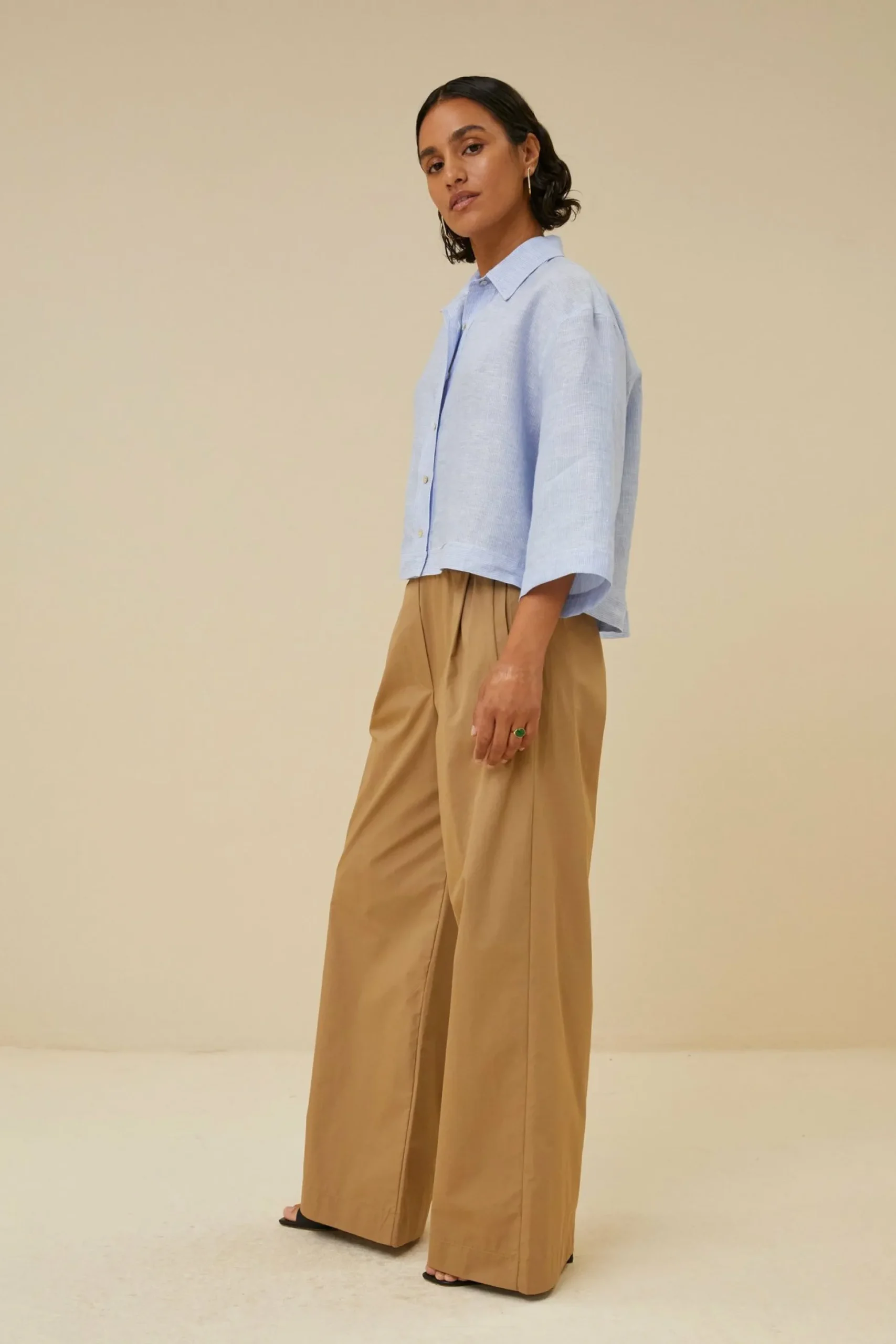 By bar Co-Ord Sets<Benice Pinstripe Blouse