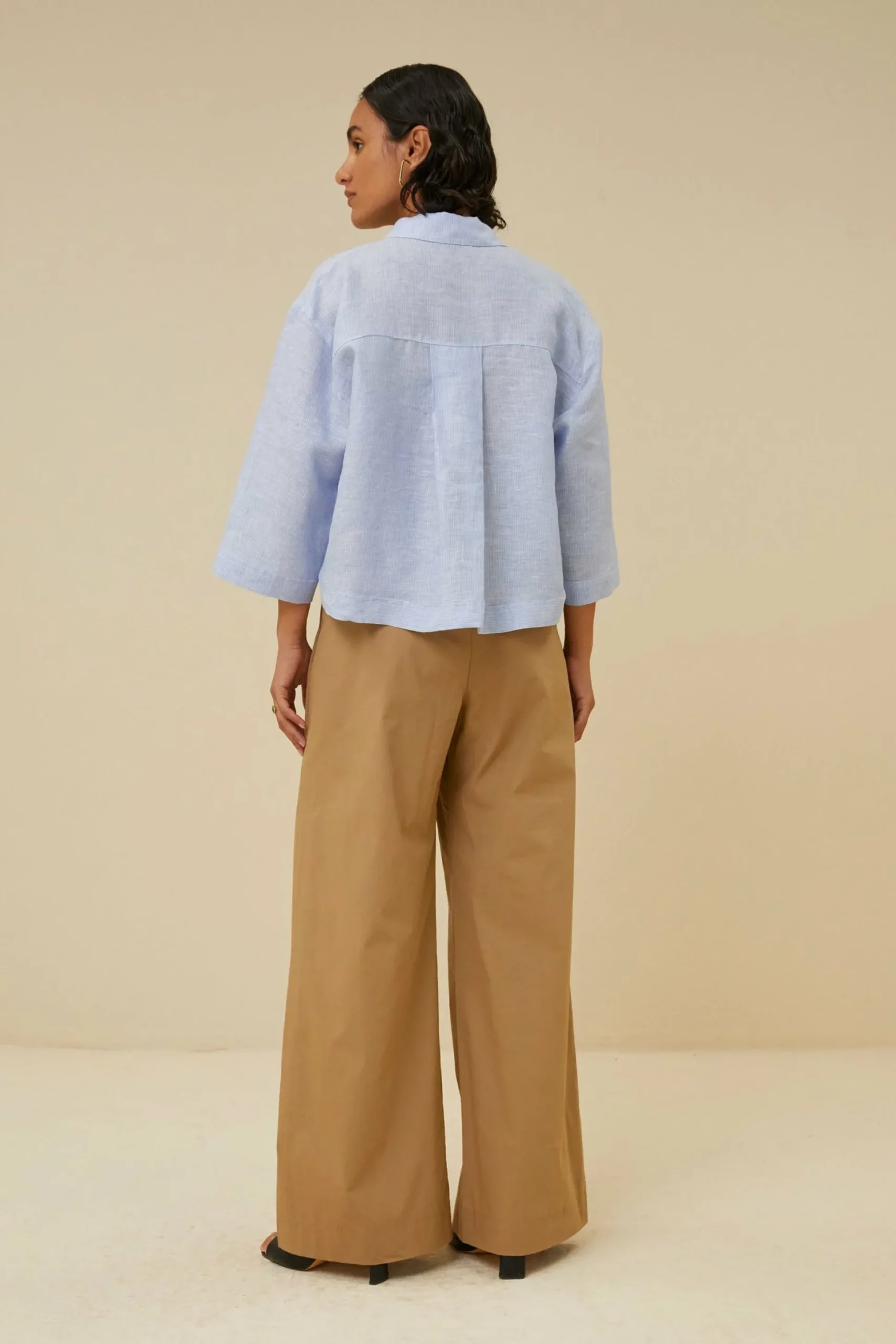 By bar Co-Ord Sets<Benice Pinstripe Blouse