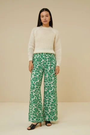 By bar Broeken<Benji Batik Flower Pant