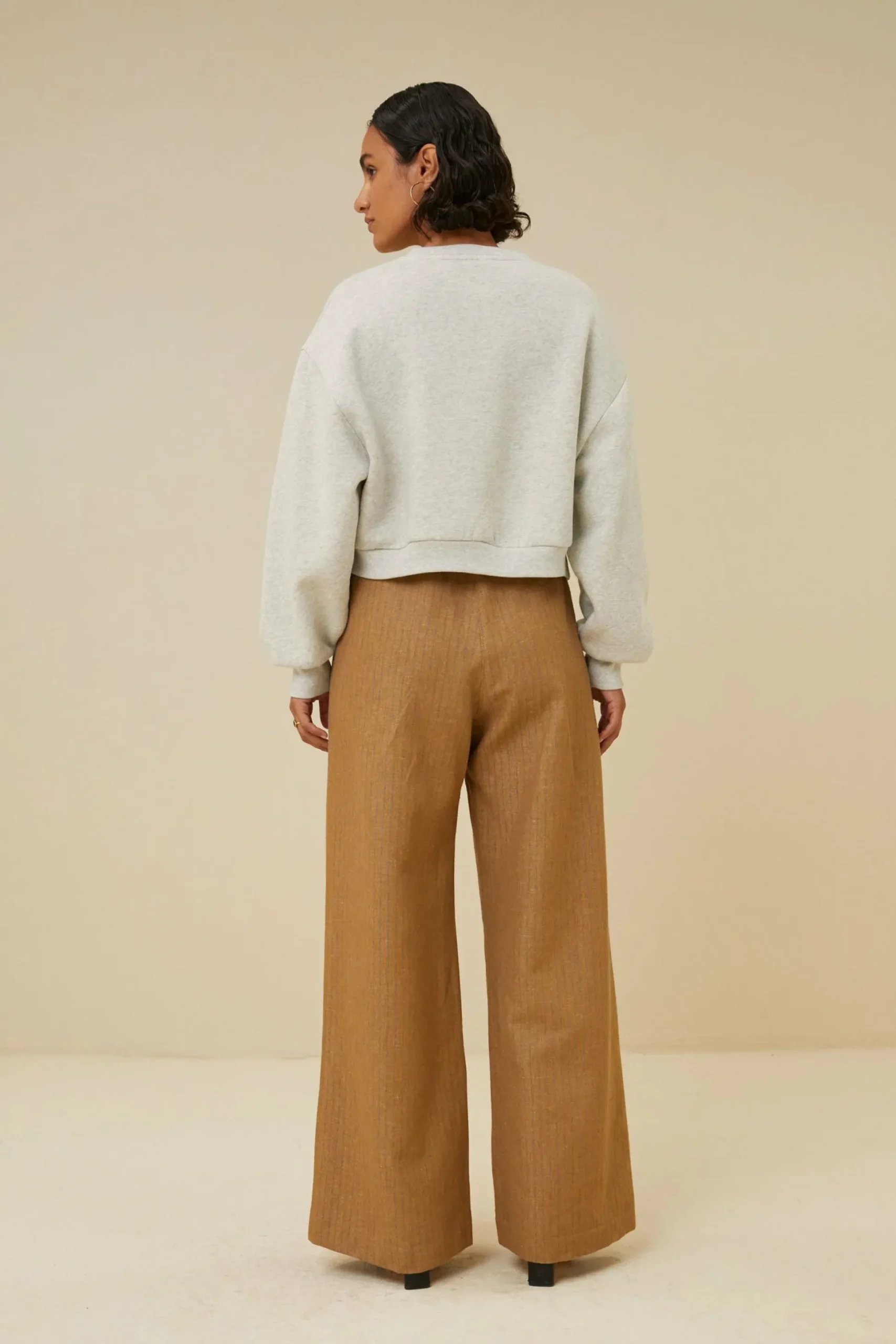 By bar Broeken<Benji Italian Stripe Pant