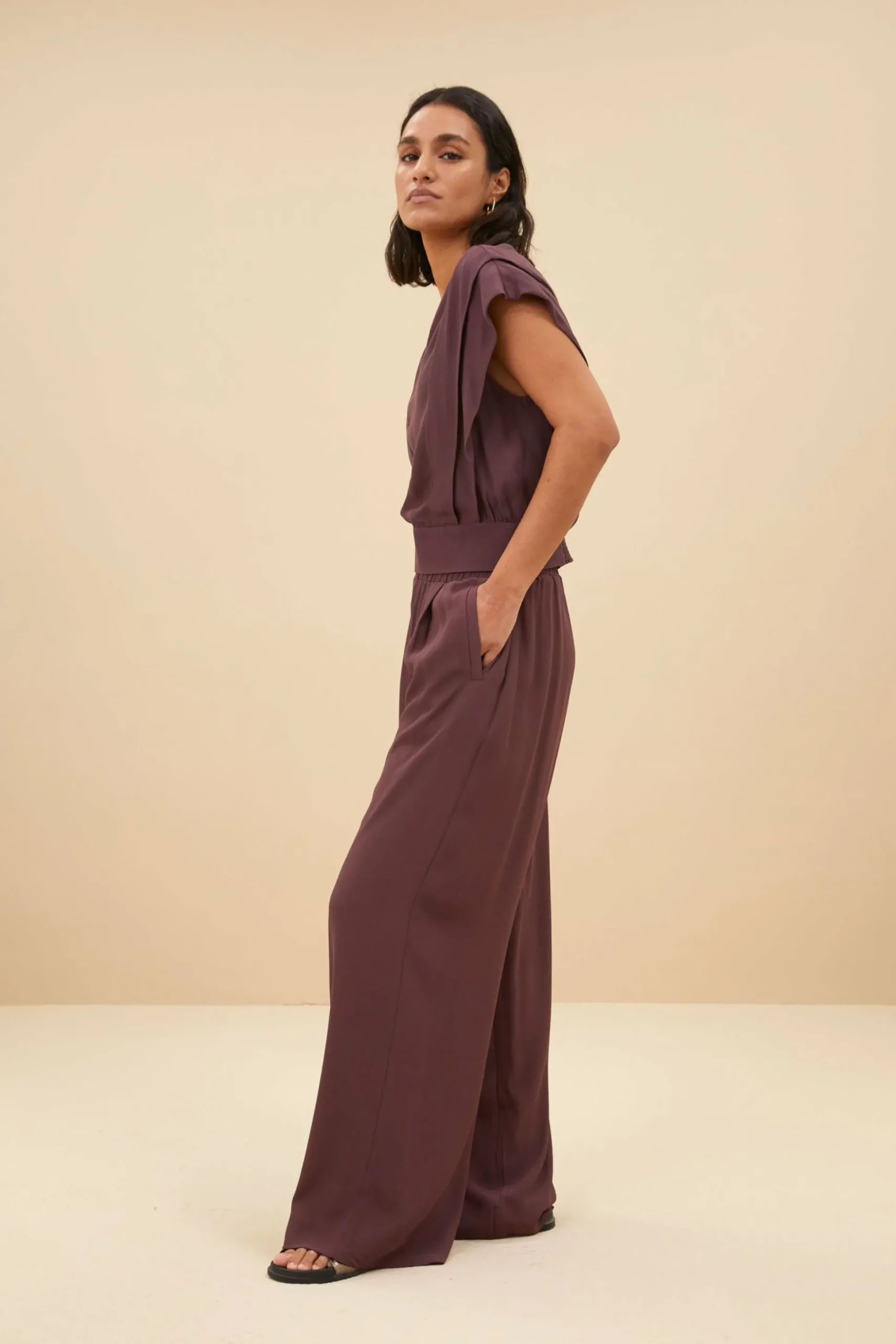 By bar Broeken<Benji Viscose Pant