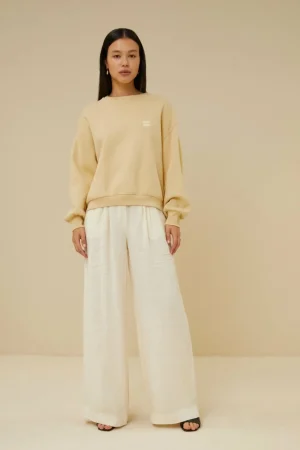 By bar Truien<Bibi Short Logo Sweater