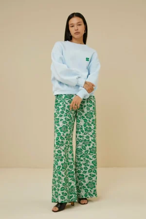 By bar Truien<Bibi Short Logo Sweater