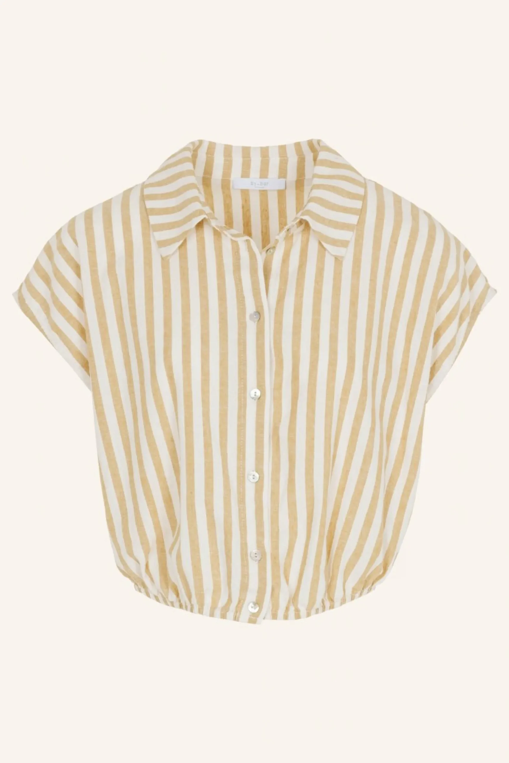 By bar Blouses<Bieke Linen Stripe Blouse