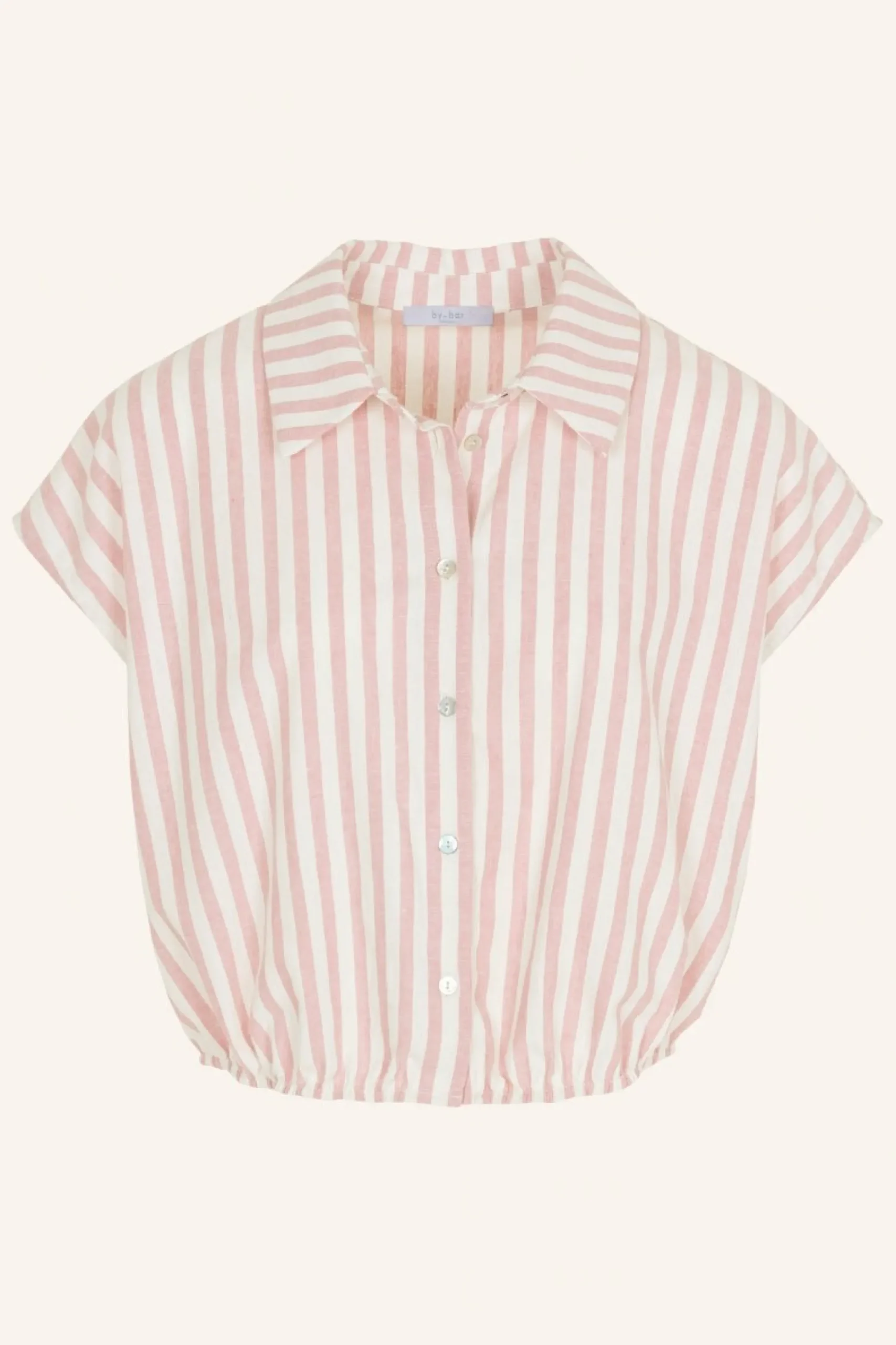 By bar Blouses<Bieke Linen Stripe Blouse