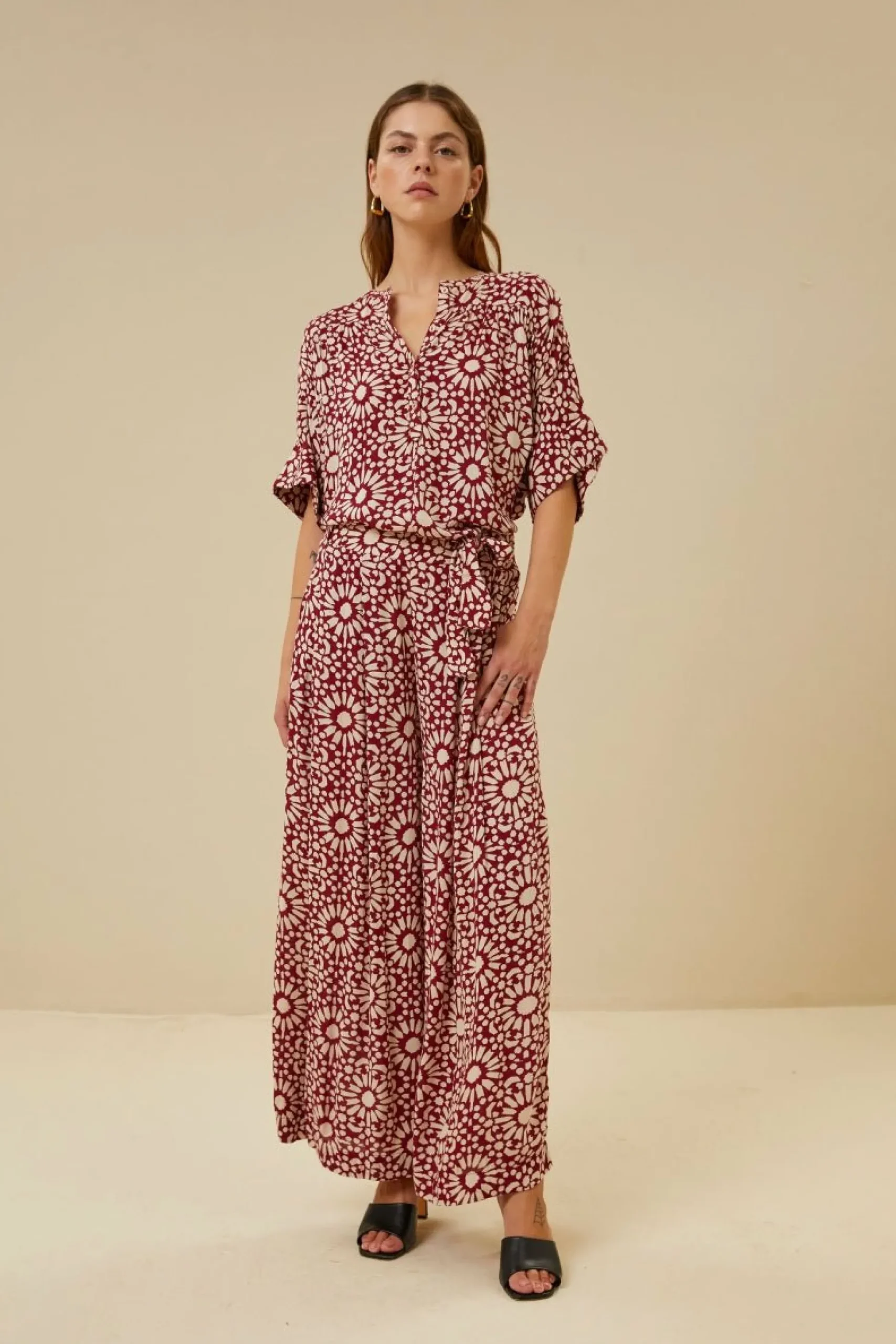 By bar Co-Ord Sets<Bo Sunflower Blouse