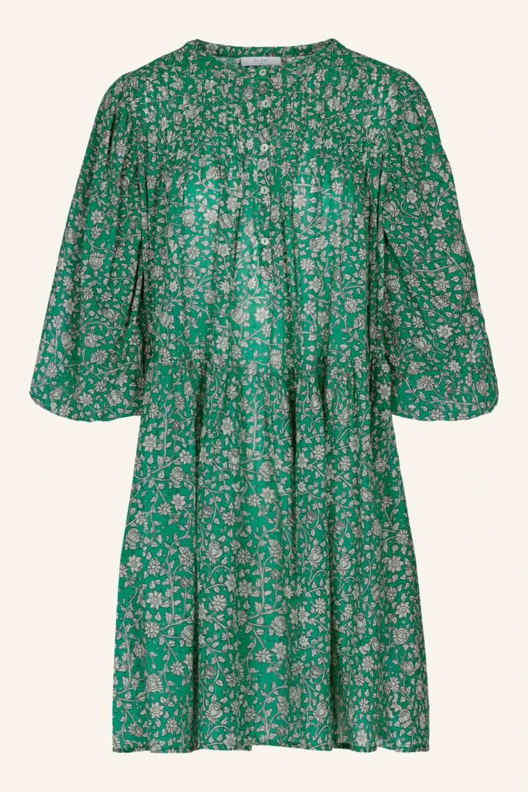 By bar Jurken<Bowie Green Flower Dress