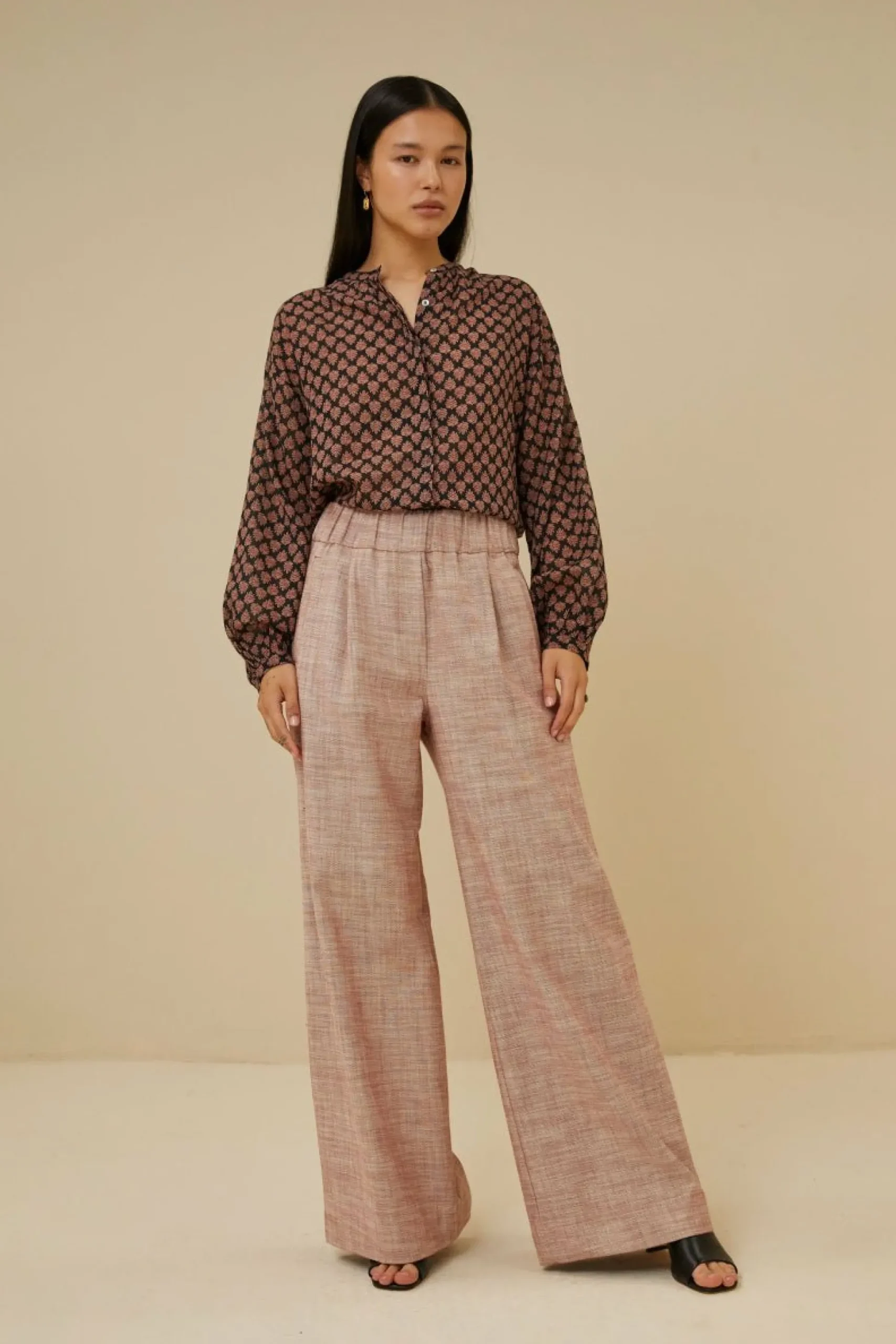 By bar Blouses<Cecile Leaf Blouse