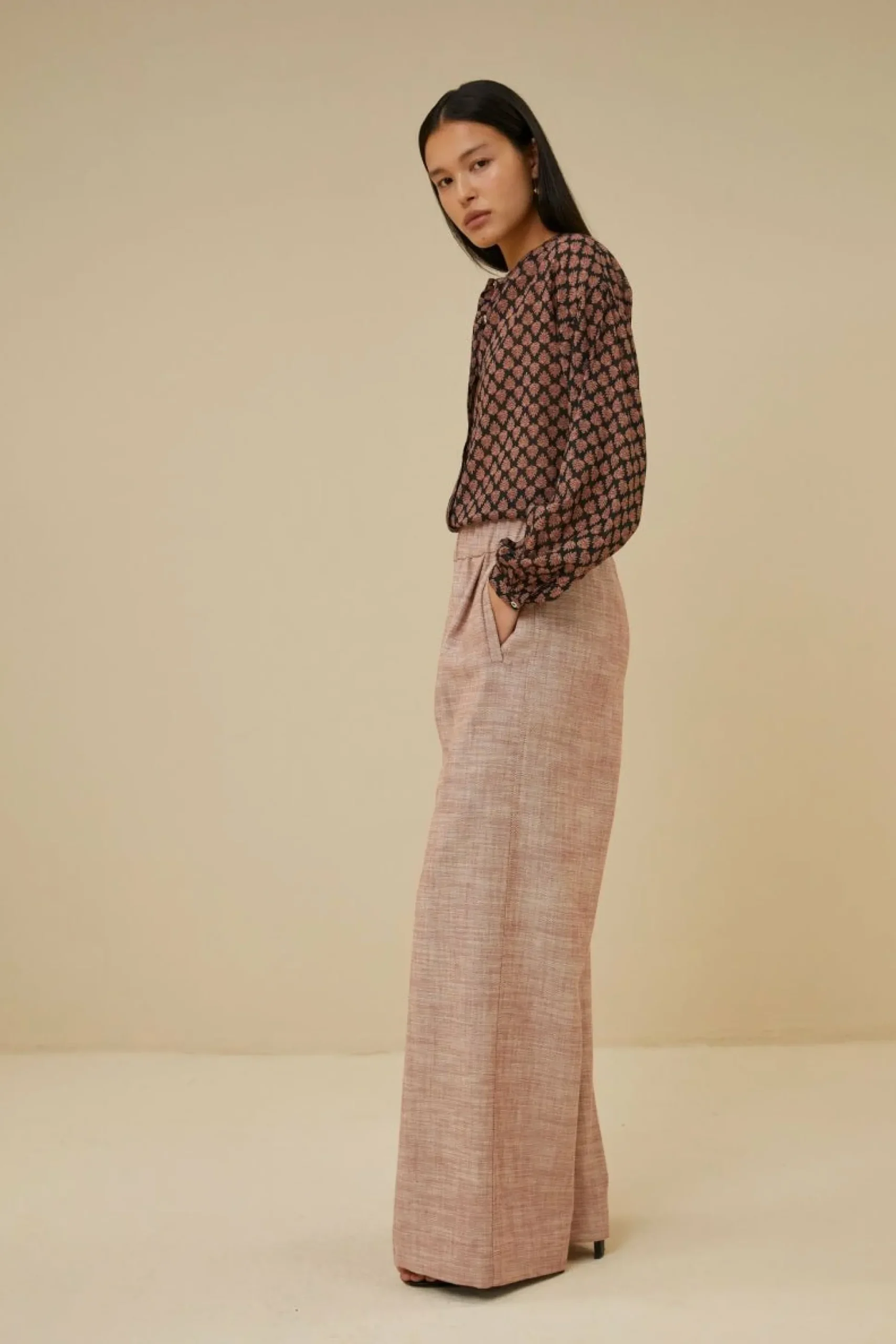 By bar Blouses<Cecile Leaf Blouse