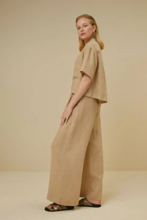 By bar Blouses<Cris Linen Blouse