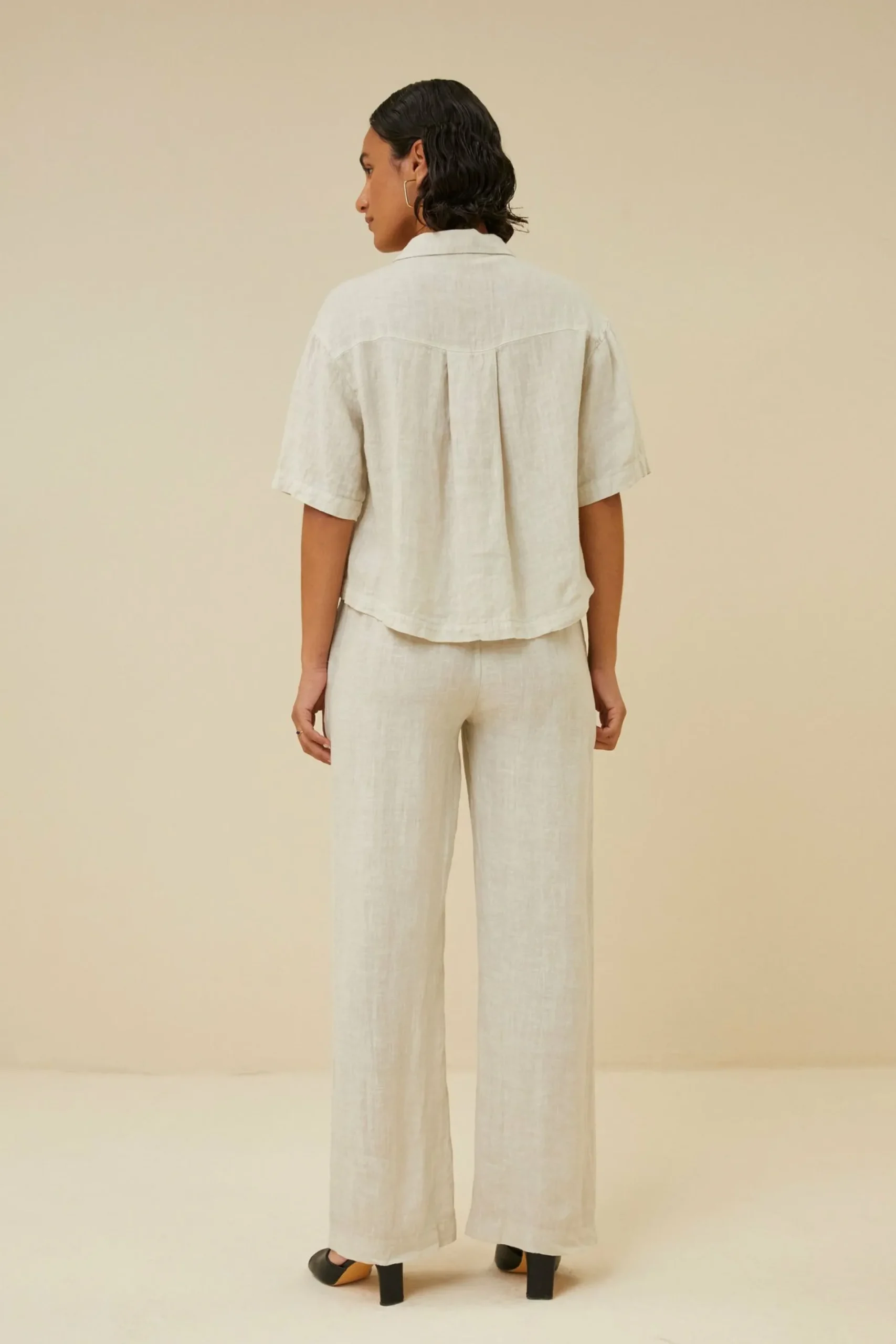 By bar Co-Ord Sets<Cris Linen Blouse