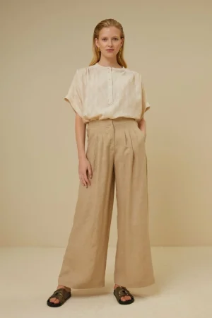 By bar Broeken<Eli Linen Pant