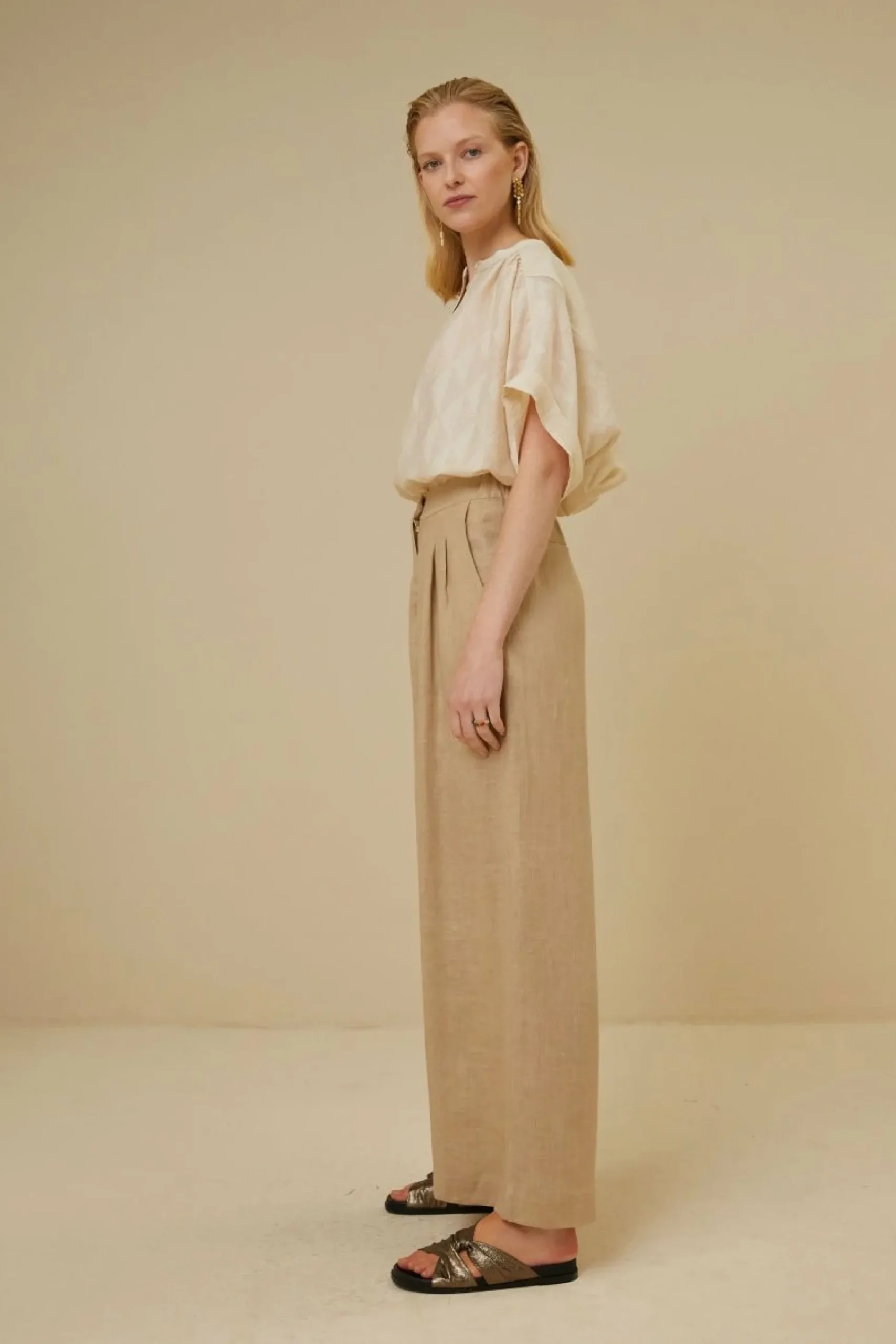 By bar Broeken<Eli Linen Pant