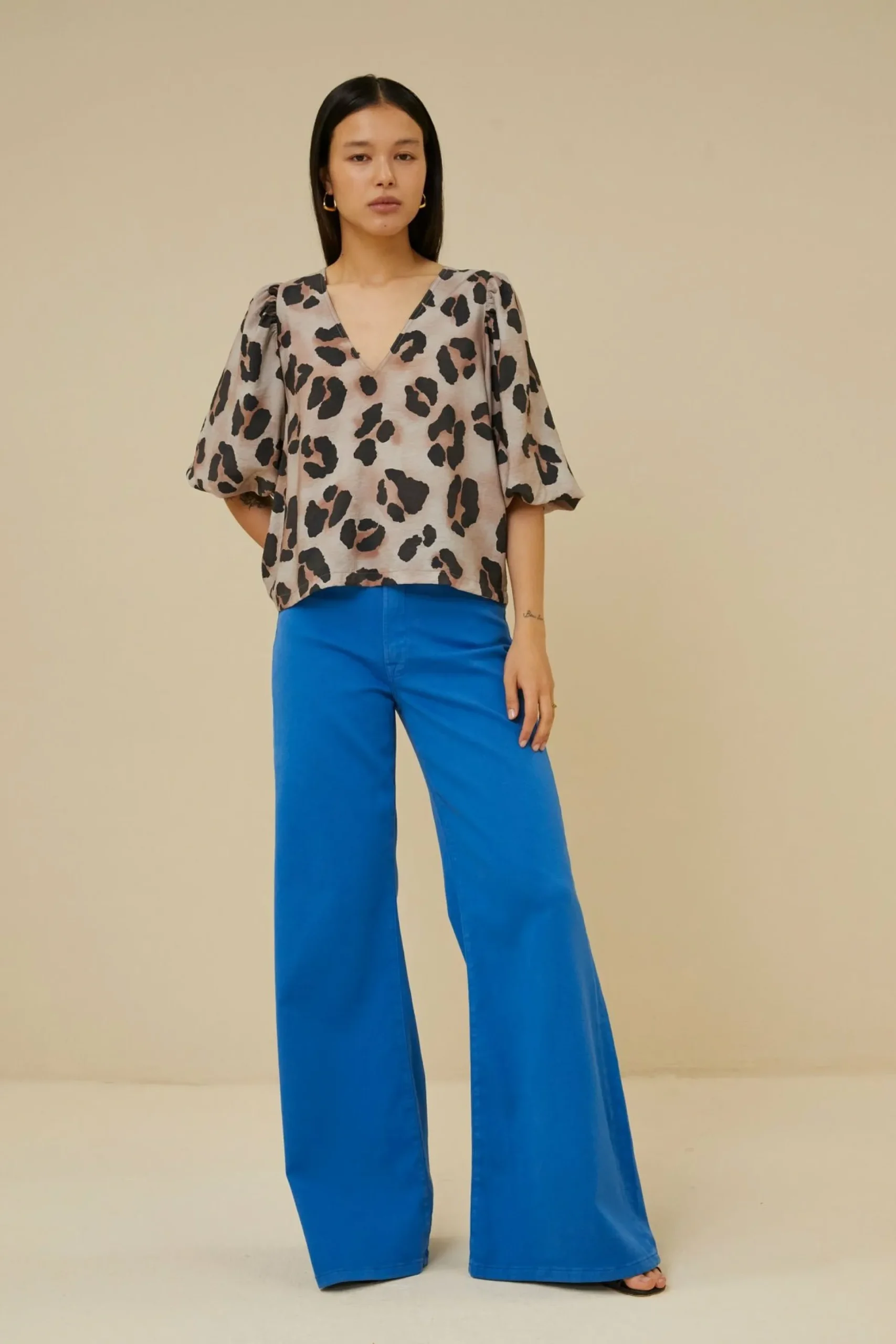 By bar Broeken<Femme Organic Twill Pant