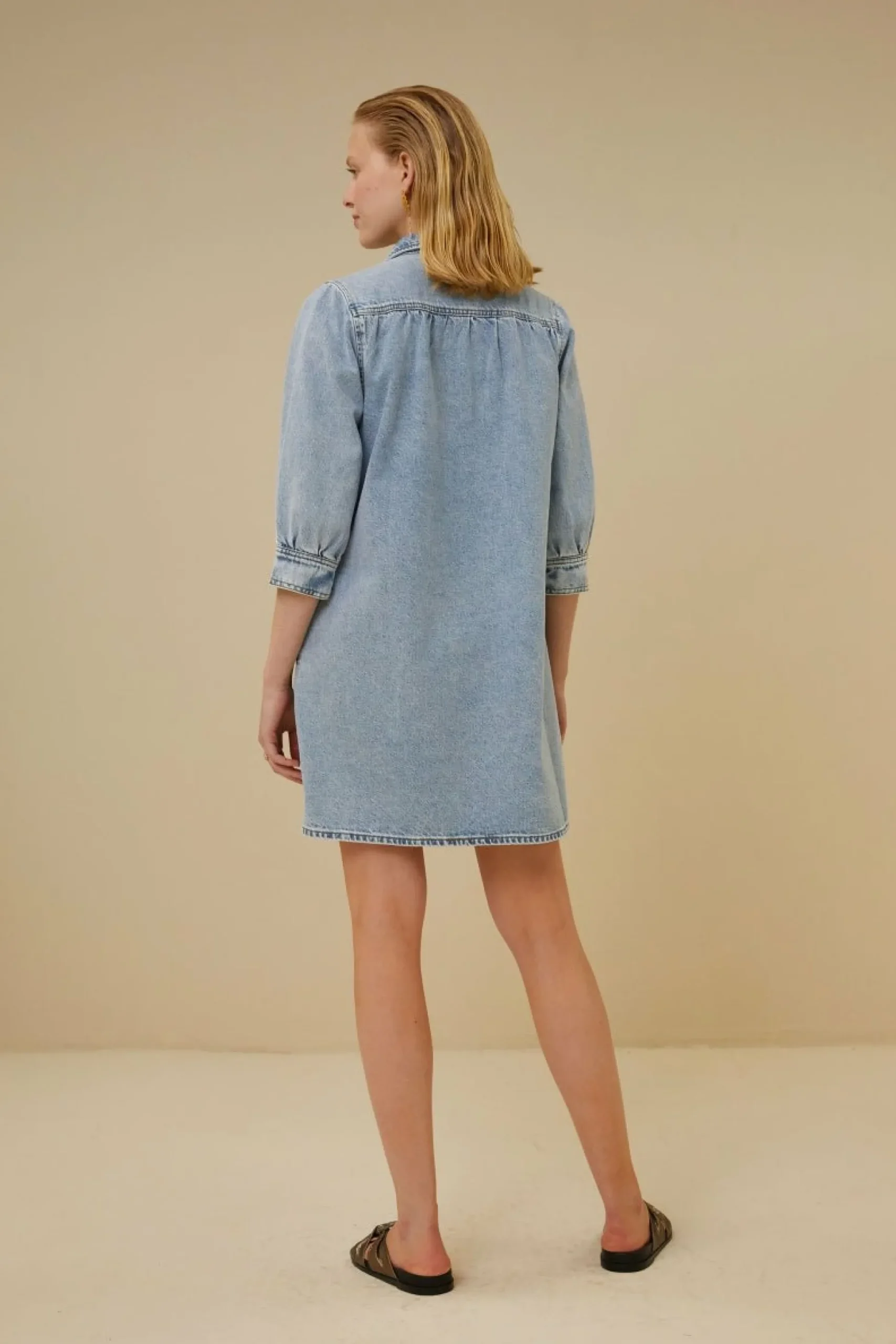 By bar Jurken<Flynth Denim Dress