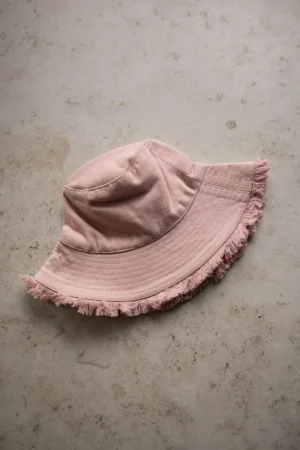 By bar Shawls & Mutsen<Fringed Bucket Hat