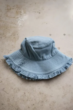 By bar Shawls & Mutsen<Fringed Bucket Hat