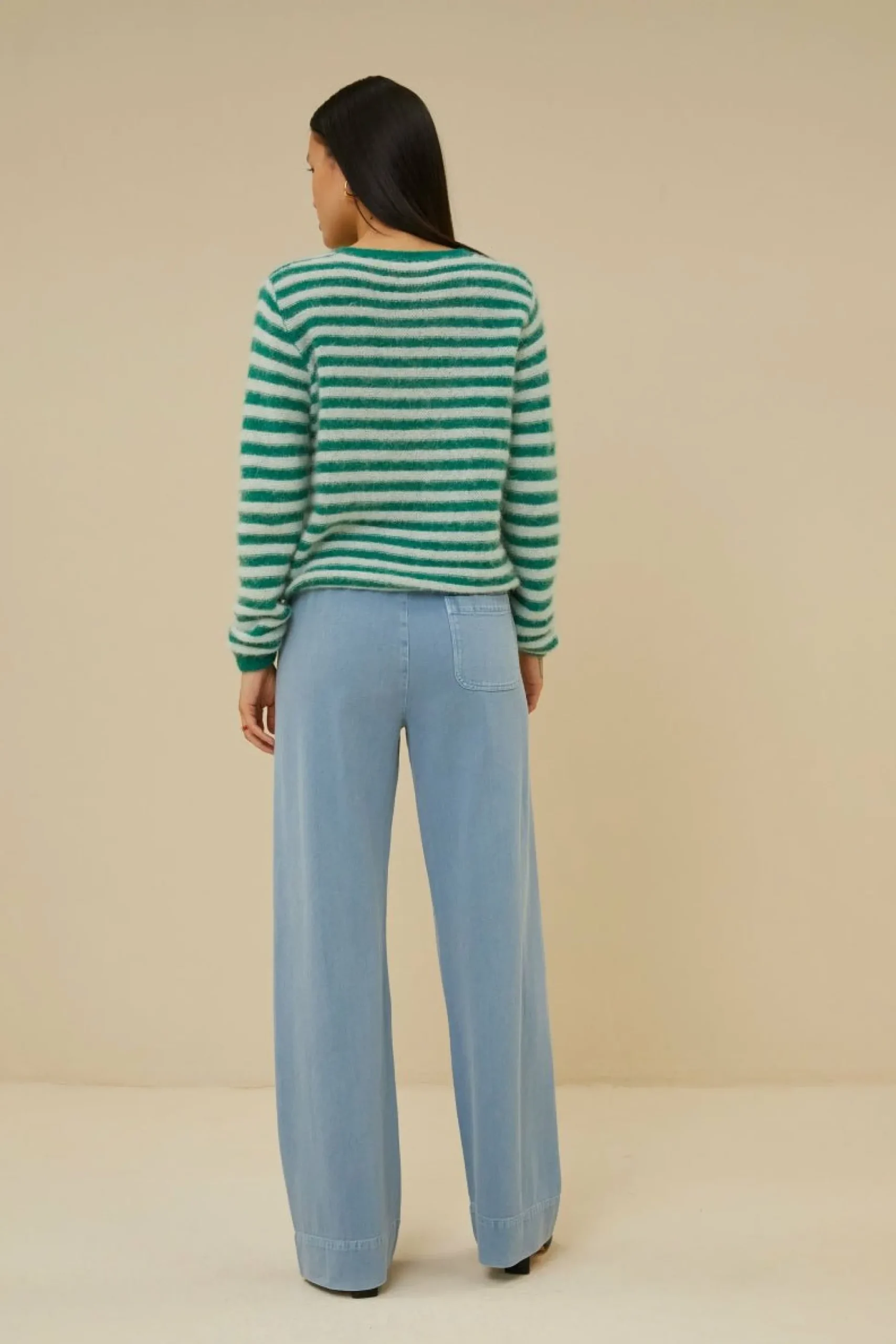 By bar Truien<Gwen Thin Stripe Pullover