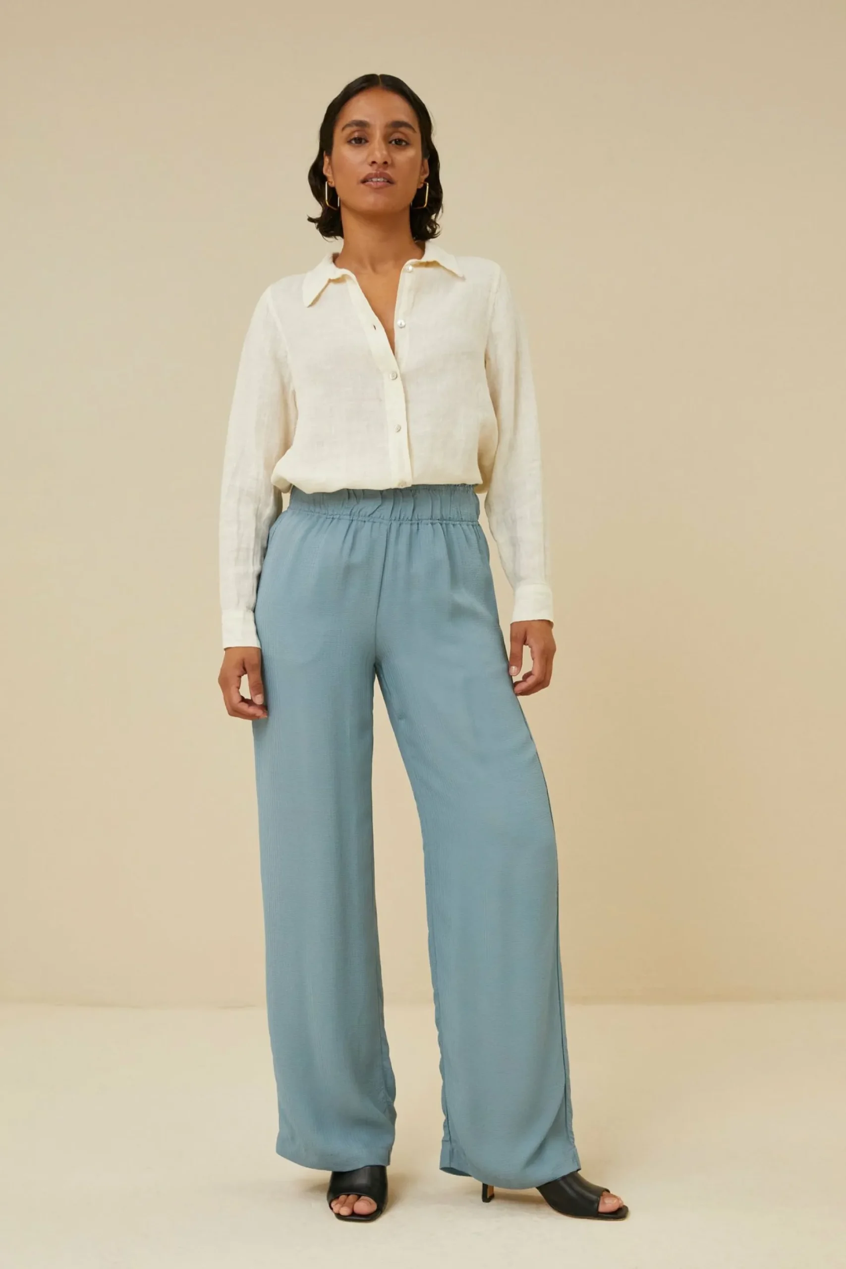 By bar Blouses<Irene Linen Ls Blouse