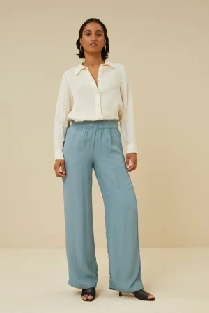 By bar Co-Ord Sets<Irene Linen Ls Blouse