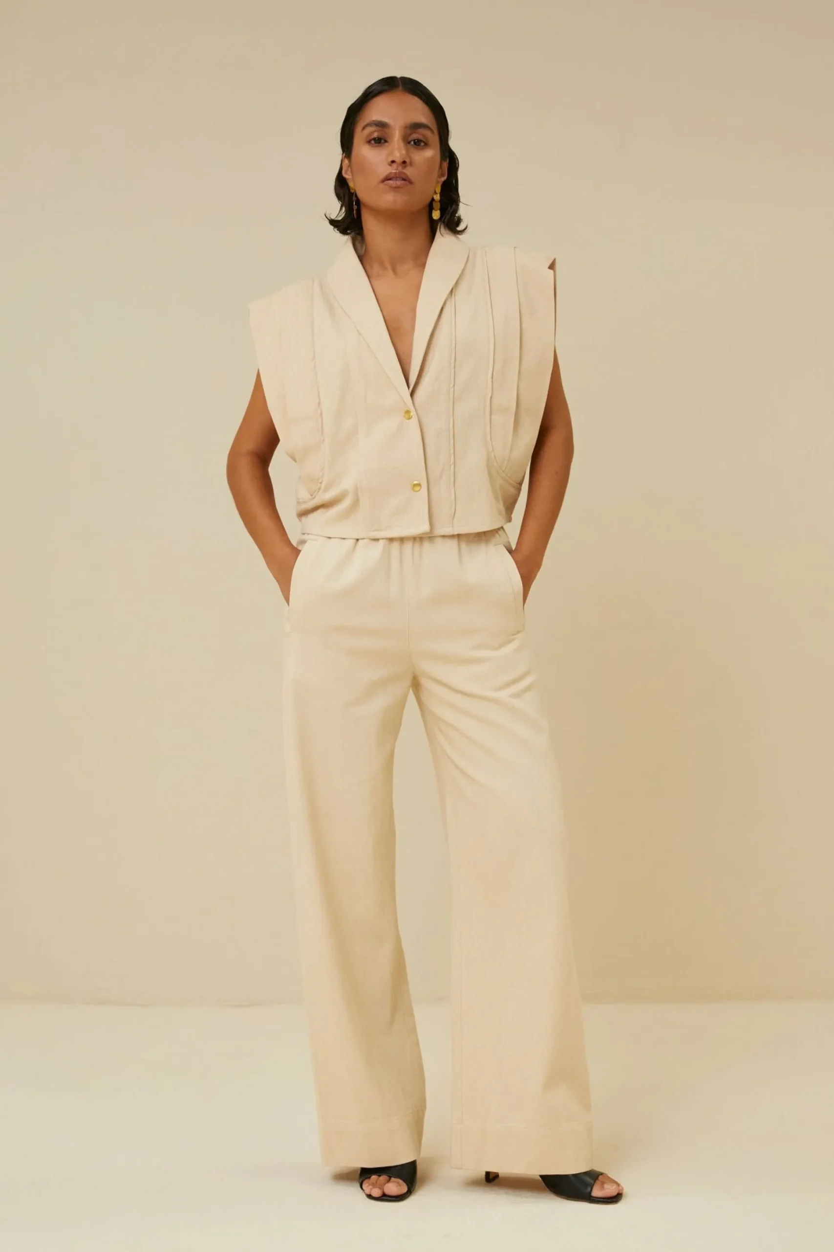 By bar Gilets & Spencers<Jane Sleeveless Jacket