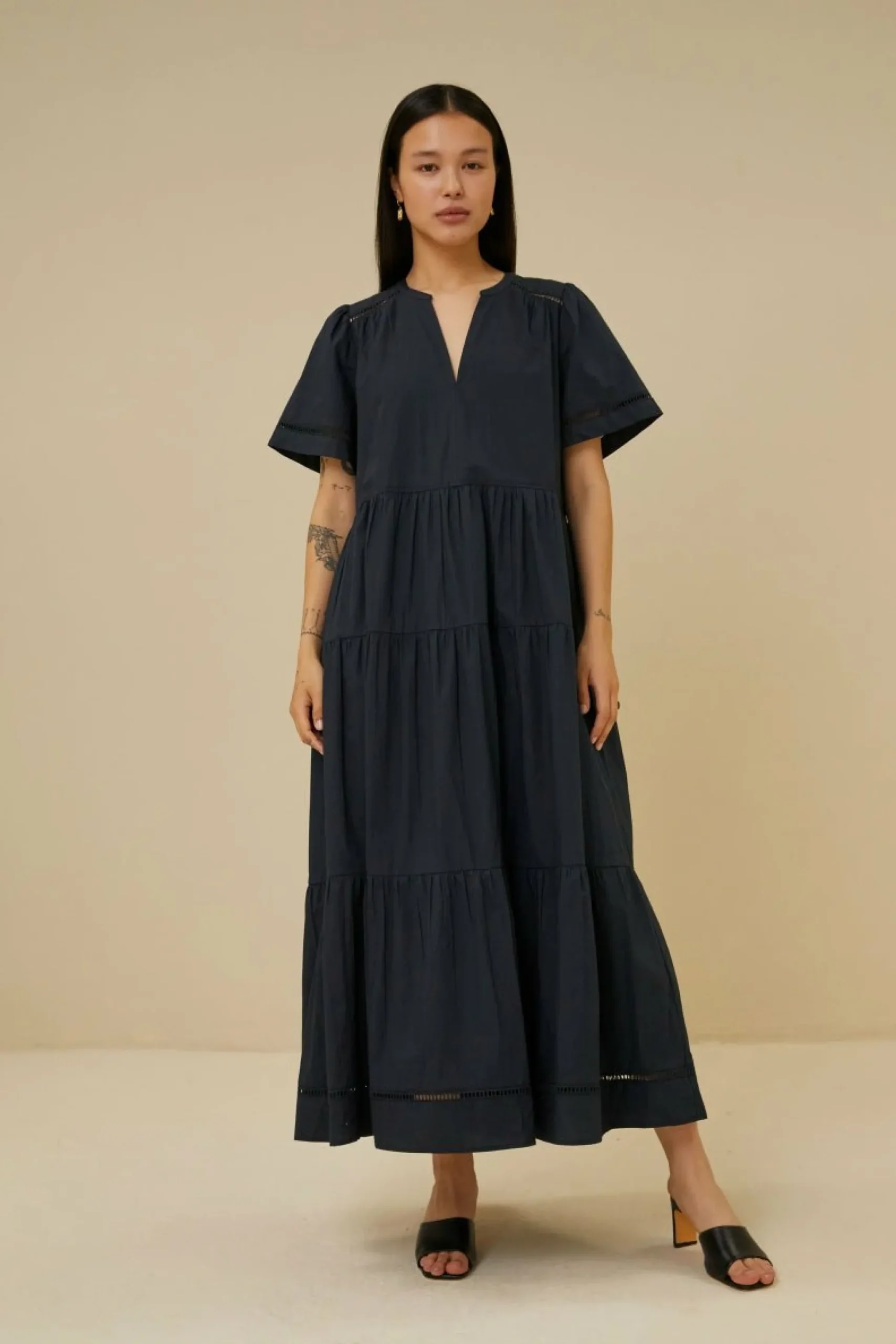 By bar Jurken<Jay Poplin Dress