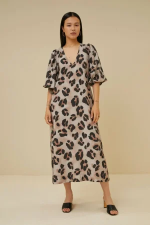 By bar Jurken<Juta Cheetah Dress
