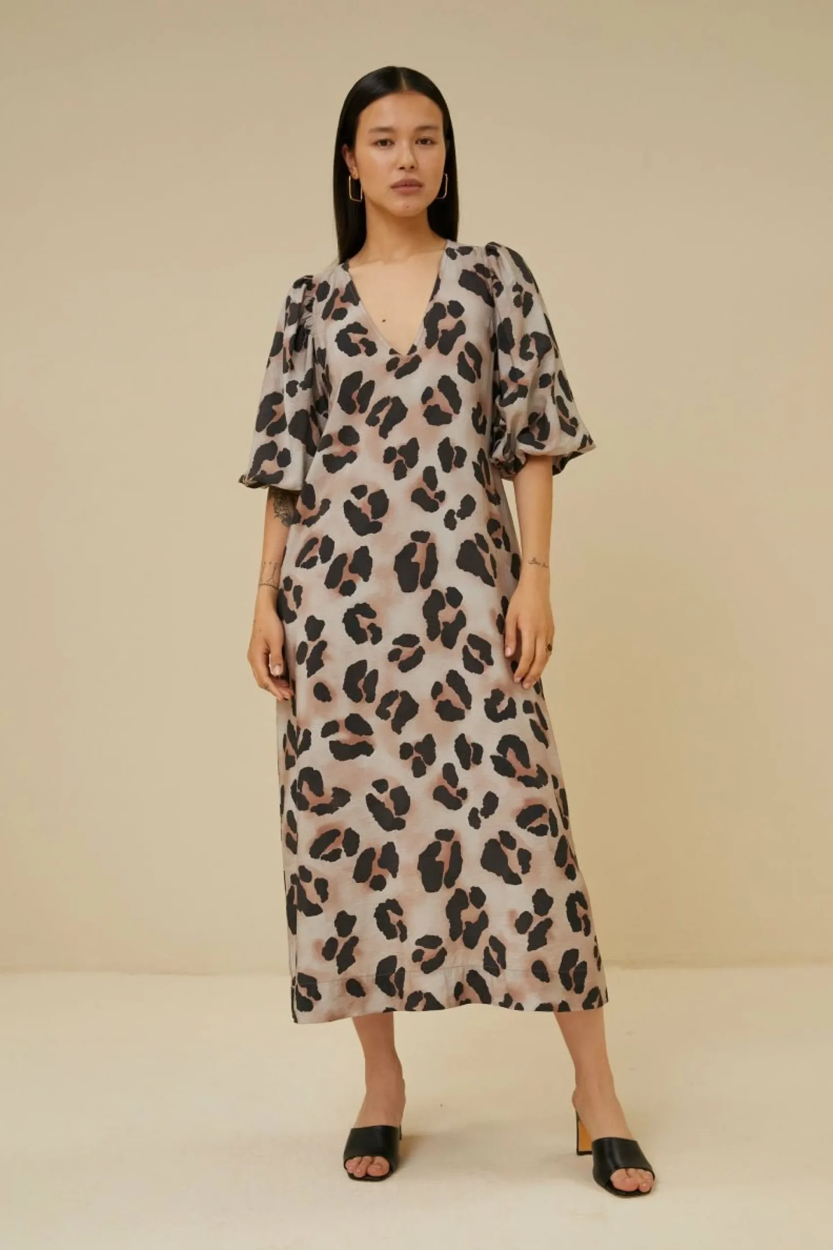 By bar Jurken<Juta Cheetah Dress