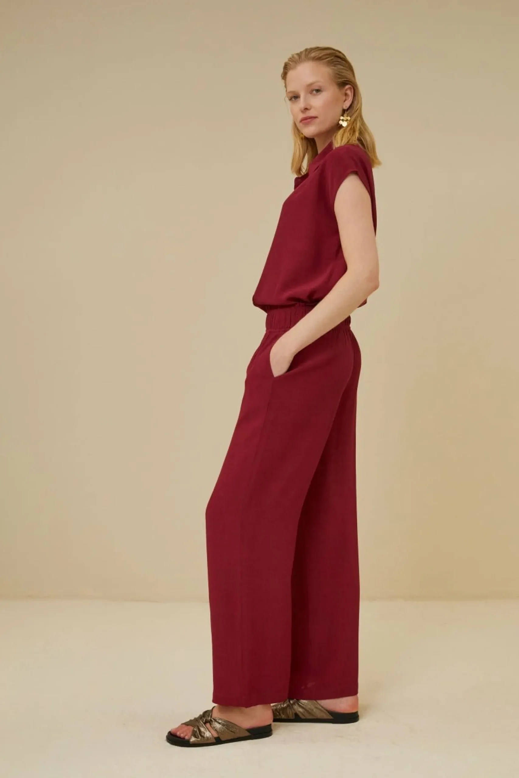 By bar Co-Ord Sets<Kiek Viscose Top