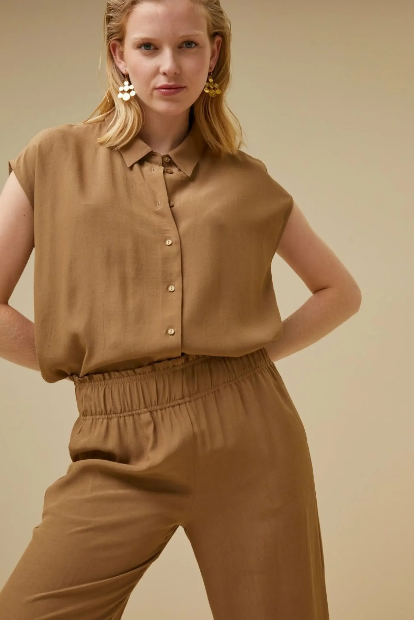 By bar Co-Ord Sets<Kiek Viscose Top