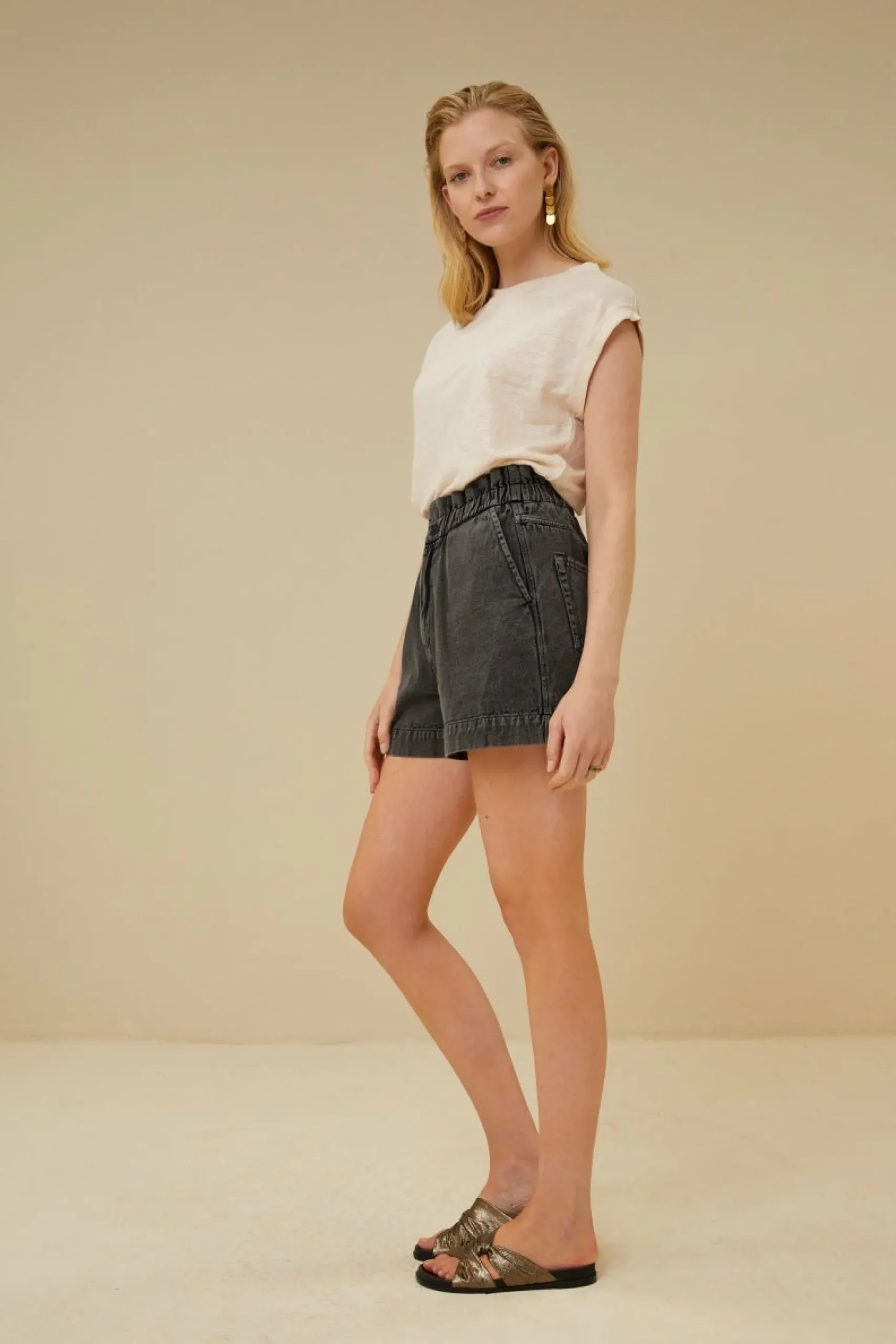 By bar Jumpsuits & Shorts<Leon Twill Short