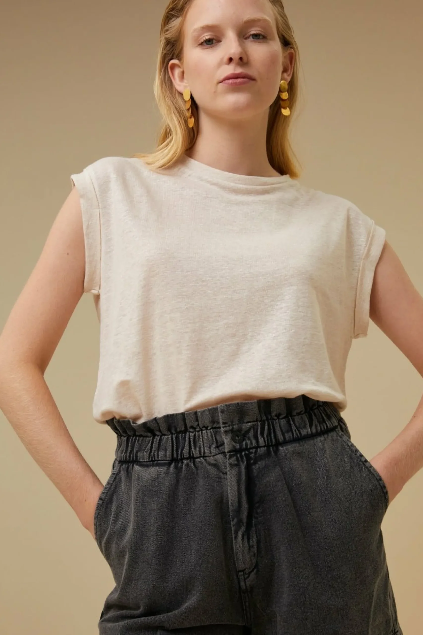 By bar Jumpsuits & Shorts<Leon Twill Short