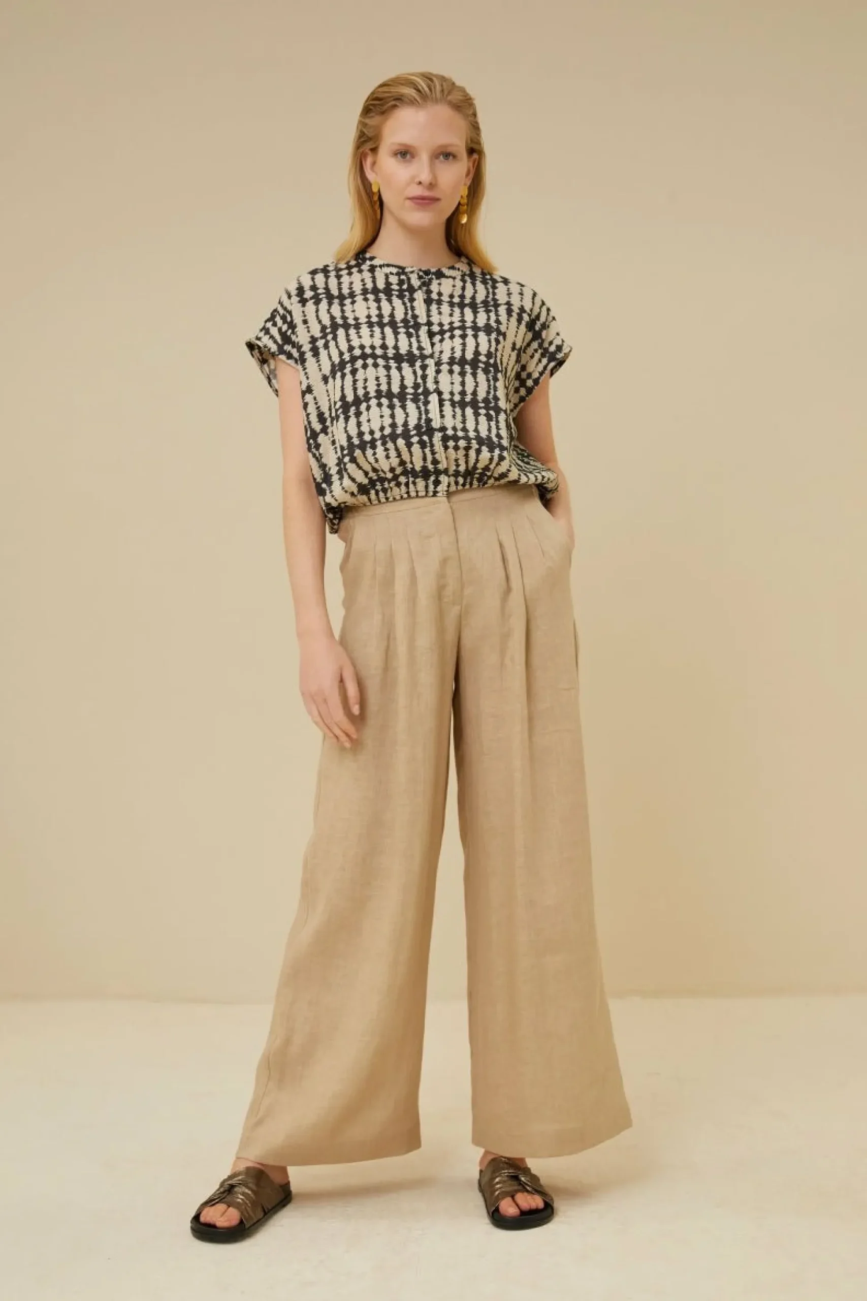 By bar Co-Ord Sets<Lode Tie Dyed Blouse