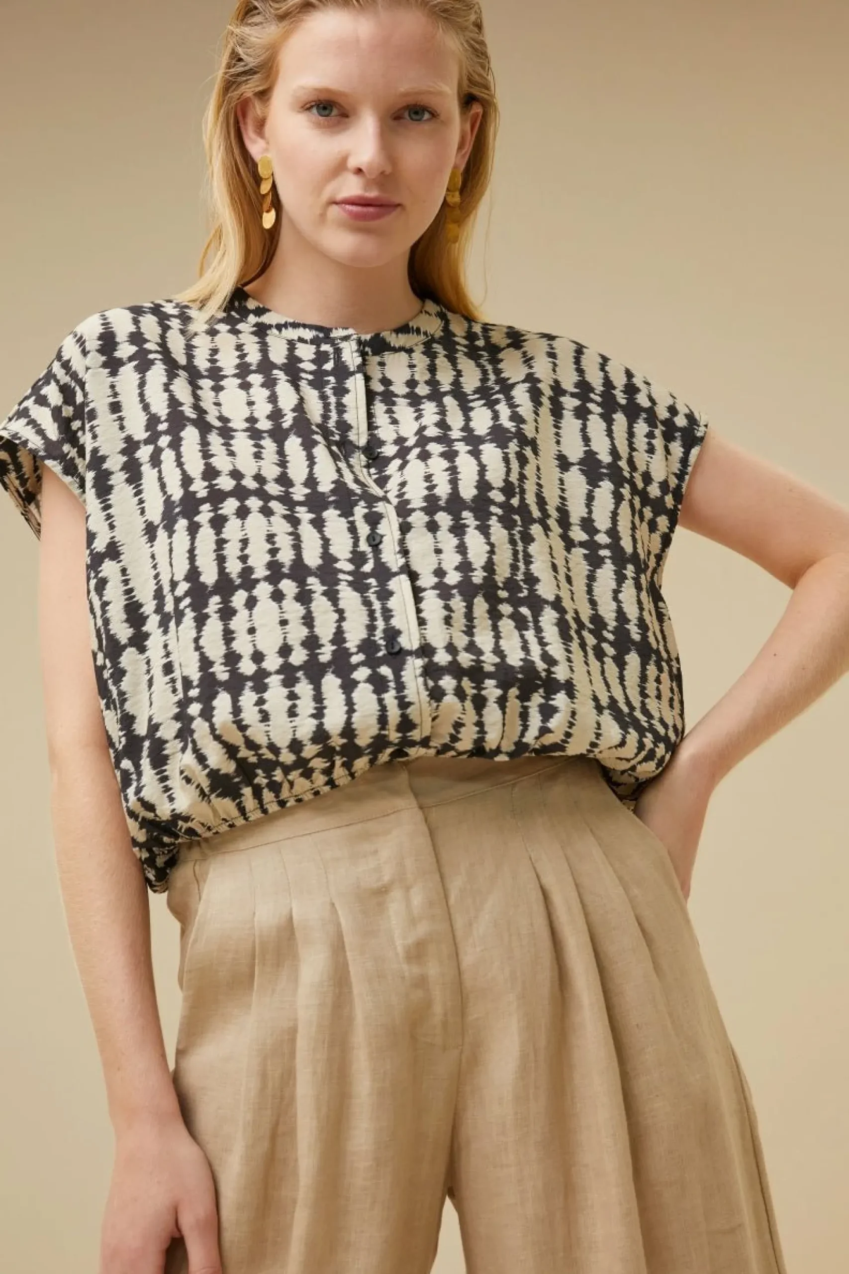 By bar Co-Ord Sets<Lode Tie Dyed Blouse