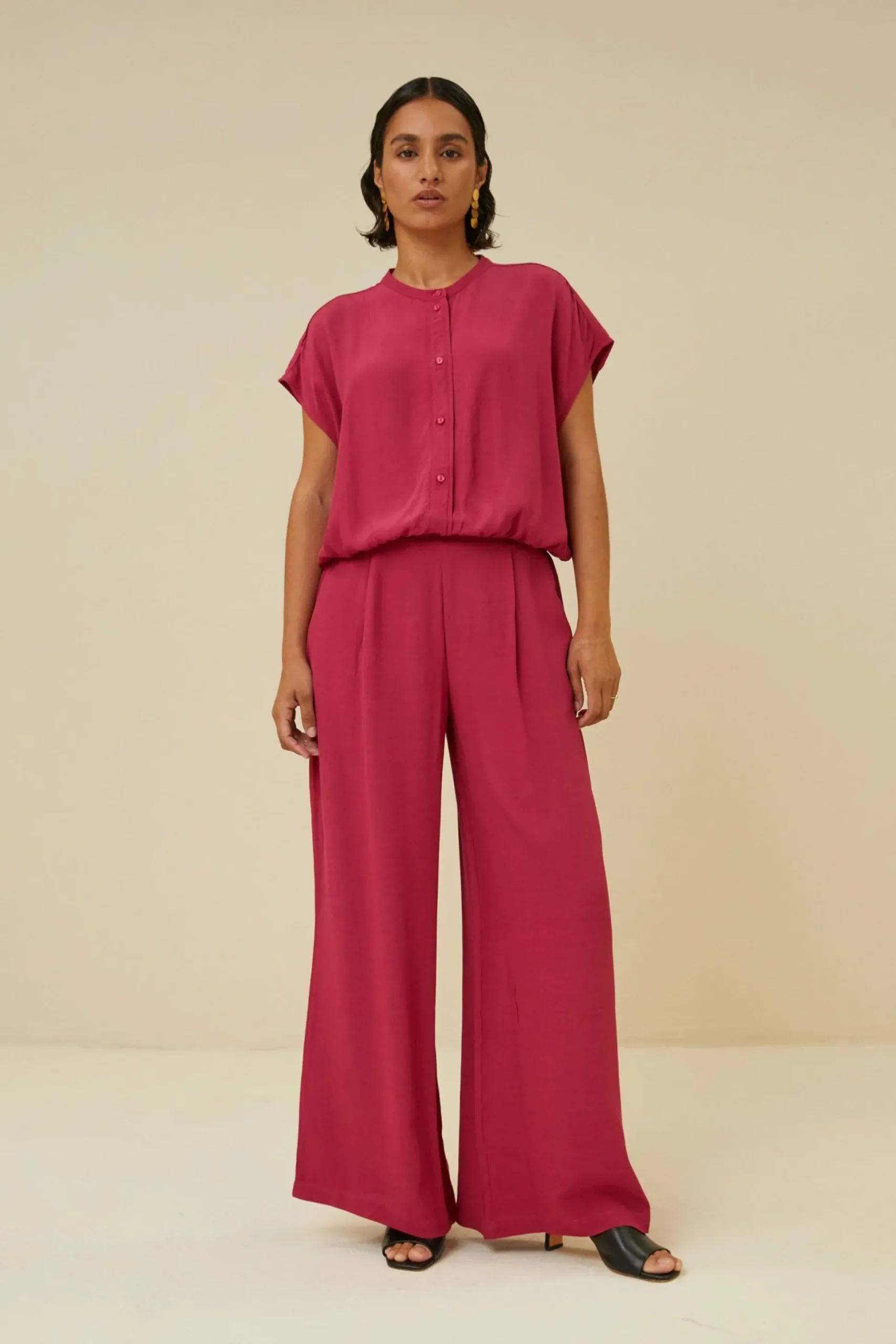 By bar Blouses<Lode Viscose Blouse