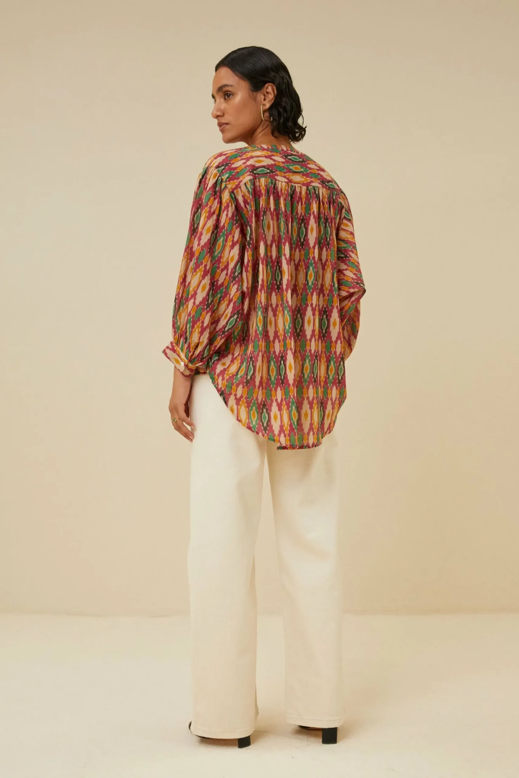 By bar Blouses<Lucy Summer Ikat Blouse