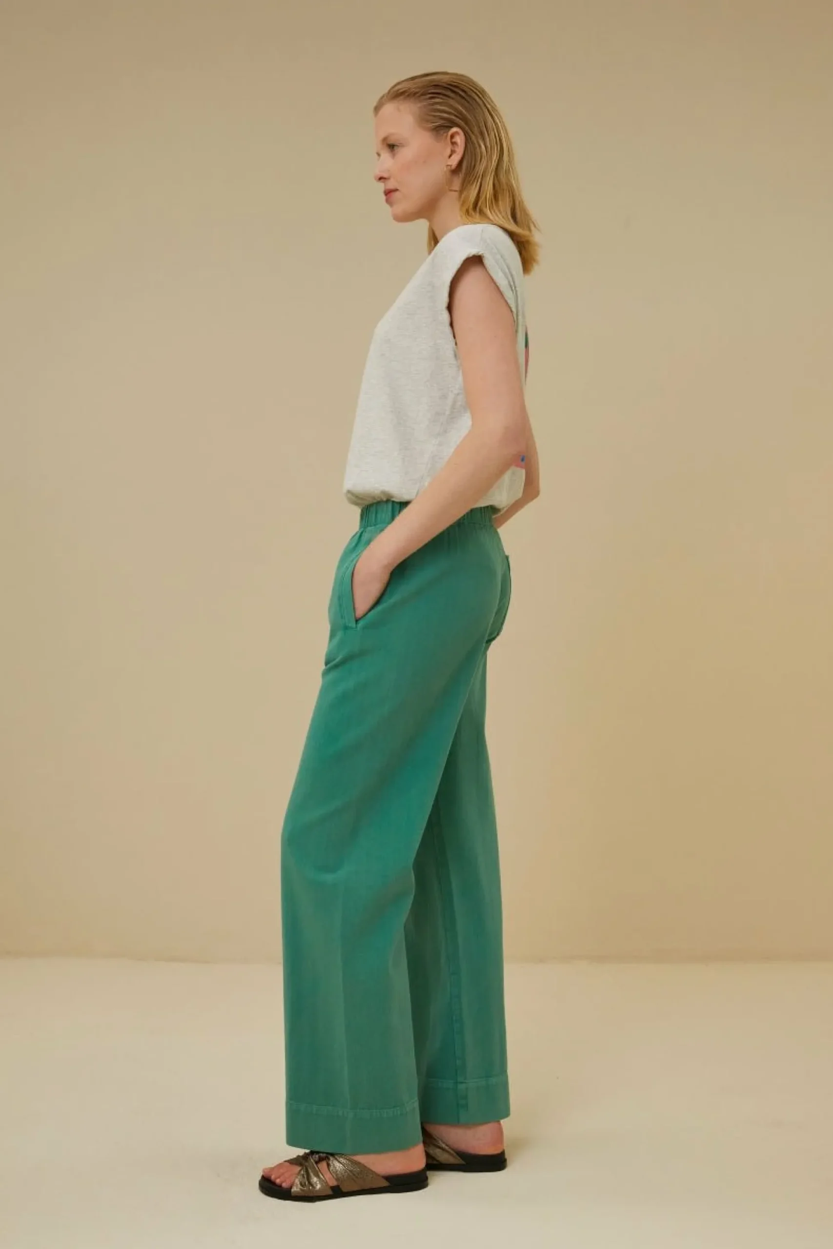 By bar Broeken<Mees Twill Pant