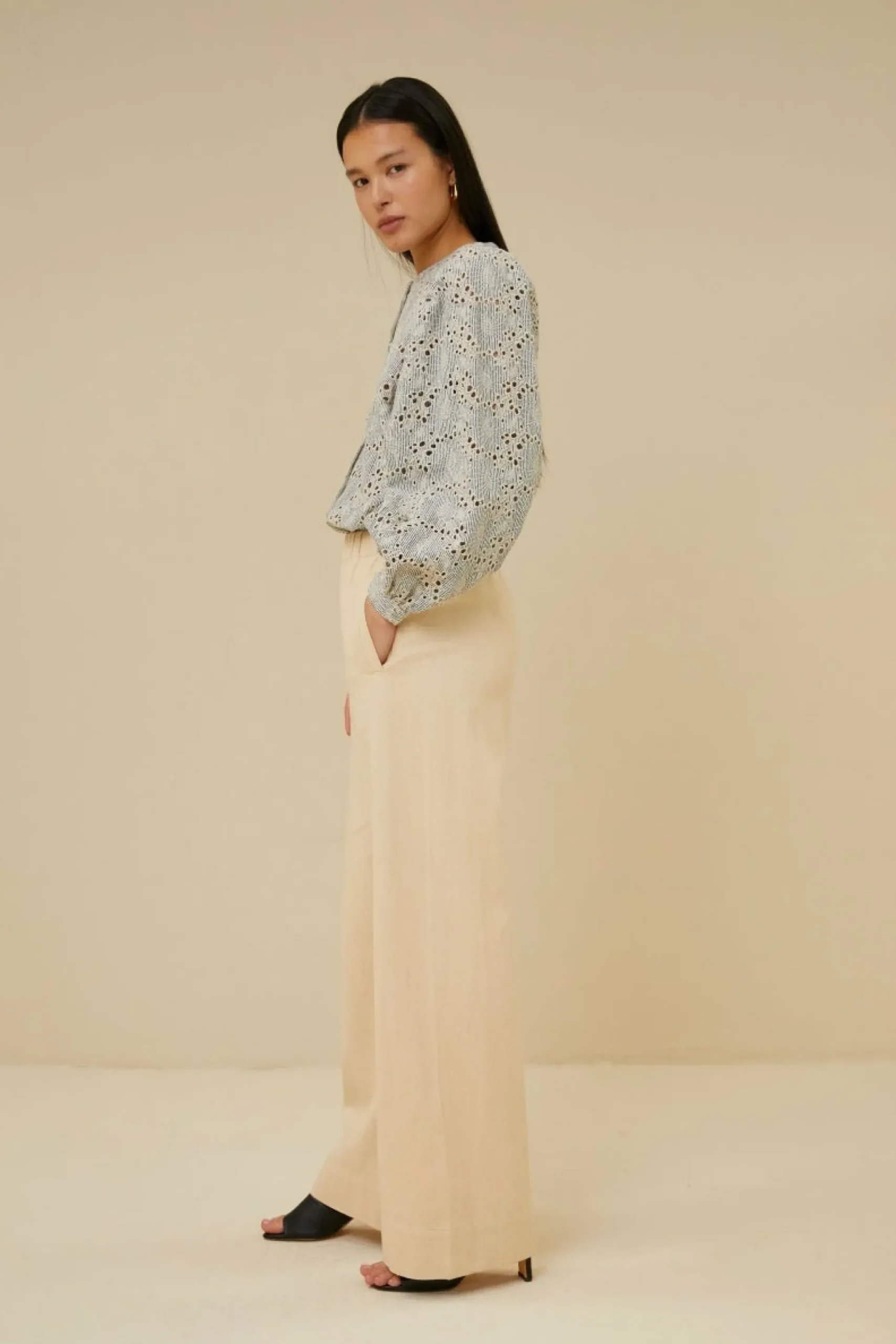 By bar Broeken<Mees Twill Pant