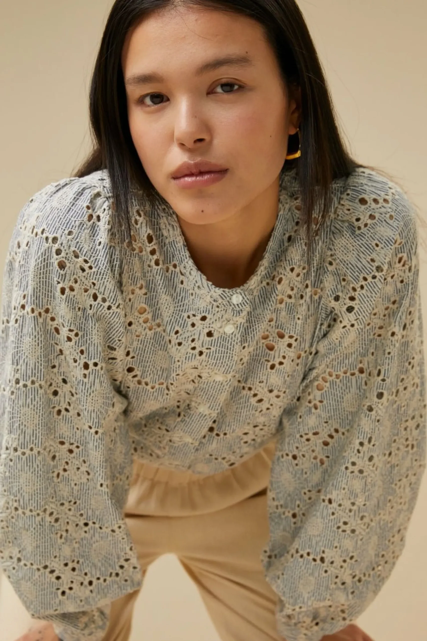 By bar Broeken<Mees Twill Pant