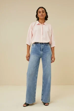 By bar Blouses<Norel Chambray Blouse