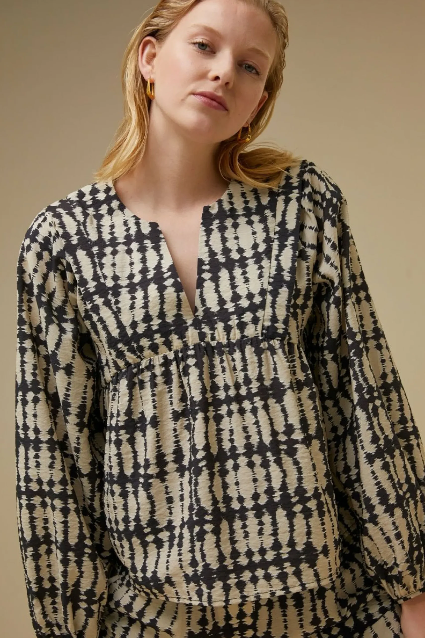 By bar Blouses<Nova Tie Dyed Blouse