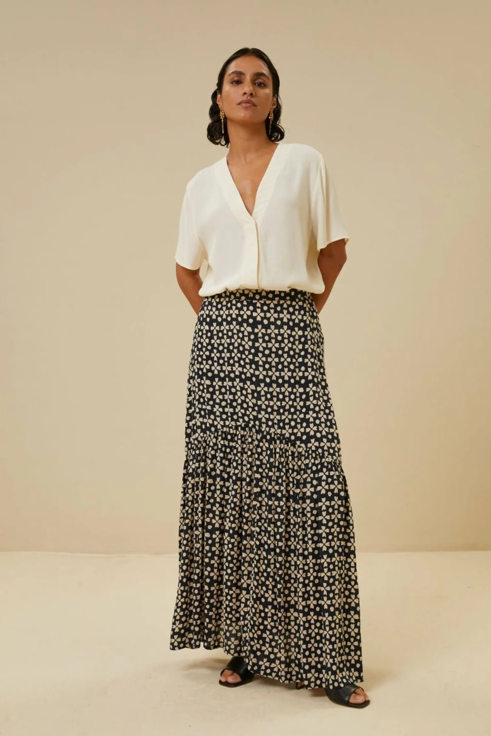 By bar Blouses<Ode Viscose Blouse