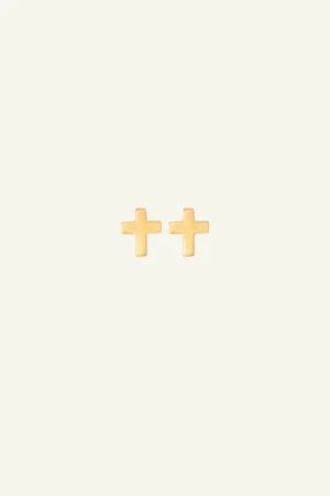 By bar Oorbellen<Pd Cross