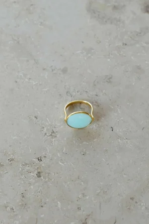 By bar Ringen<Pd Oval Ring