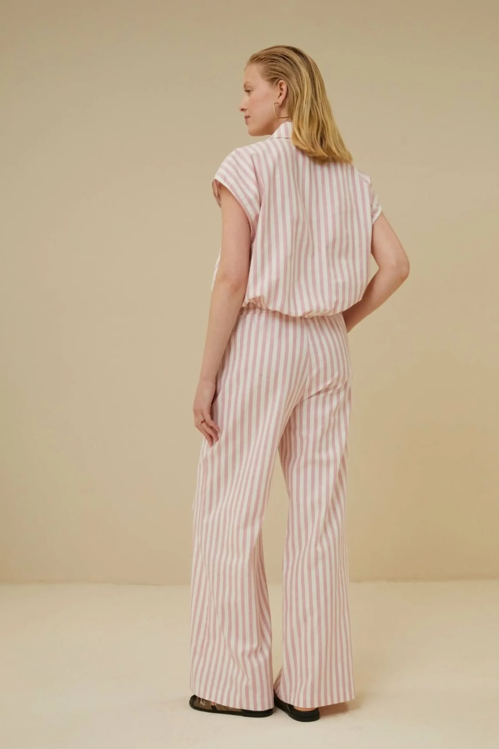 By bar Broeken<Randy Linen Stripe Pant