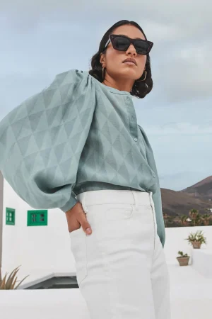 By bar Blouses<Rikki Geo Blouse