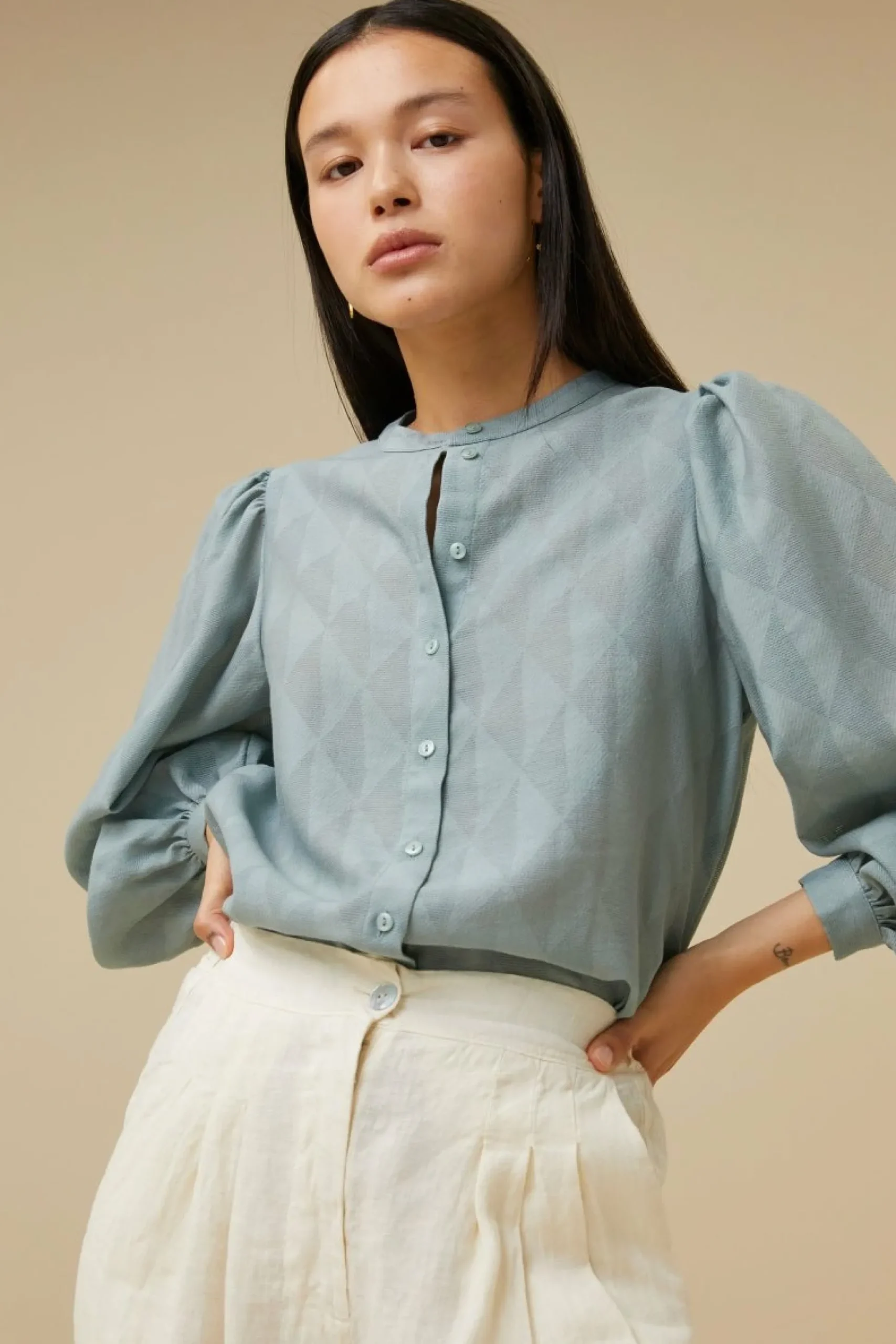 By bar Blouses<Rikki Geo Blouse